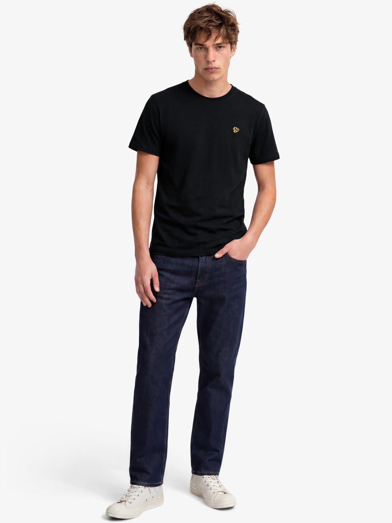 Image 3 of 6 of Superdry SD&amp;Co Logo Embroidered T-Shirt - Black