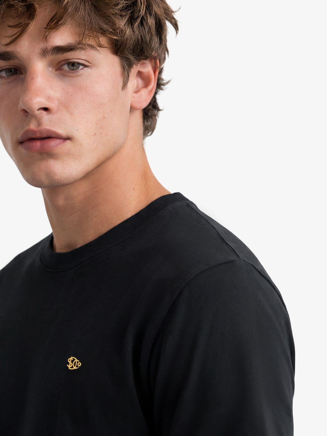 Image 4 of 6 of Superdry SD&amp;Co Logo Embroidered T-Shirt - Black