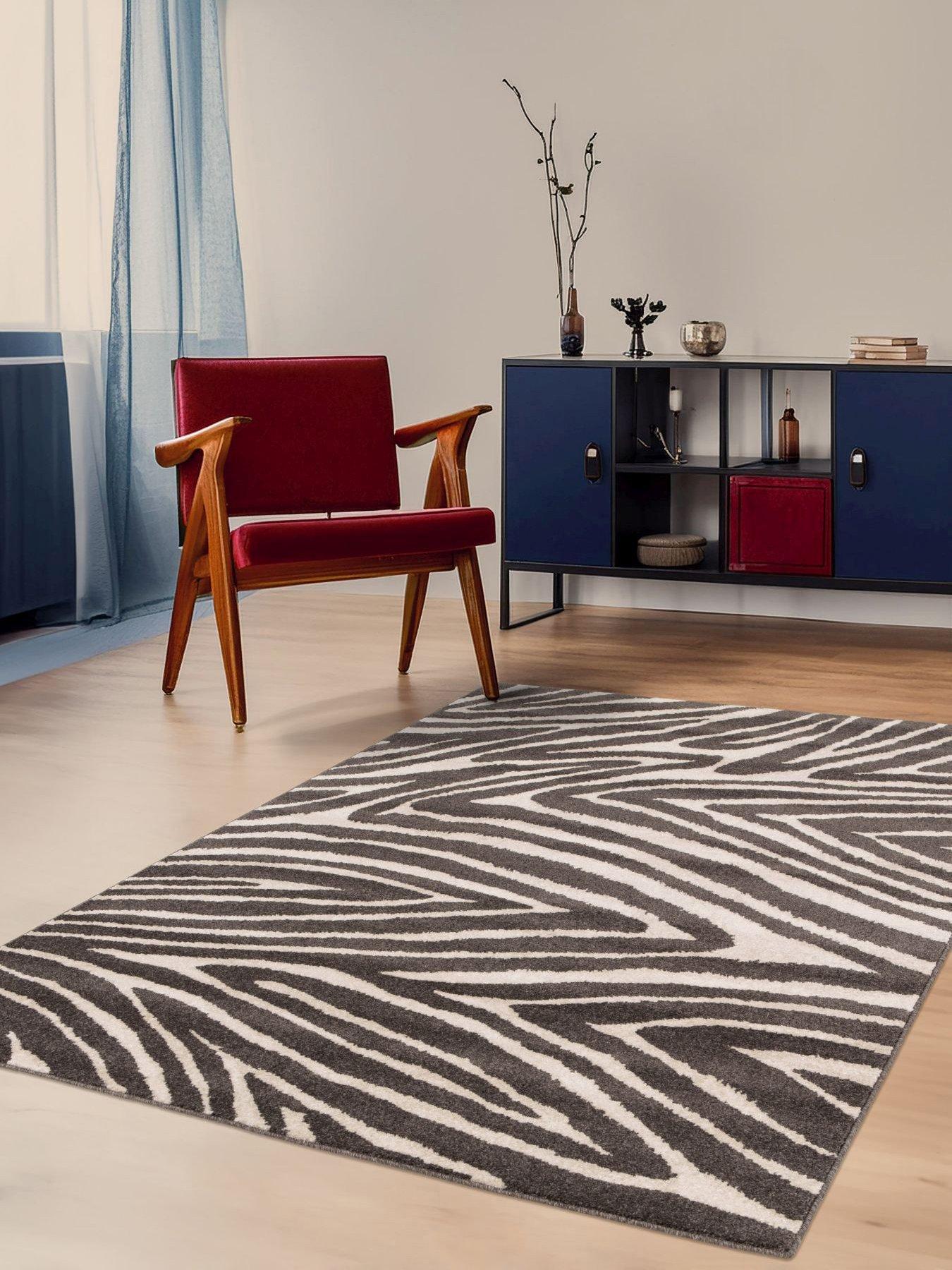 The Very Collection City  Zebra Rug