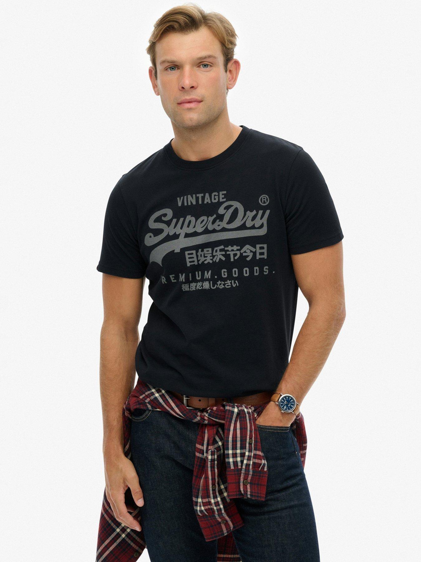 Superdry Superdry Vintage Logo Classic T-Shirt - Navy