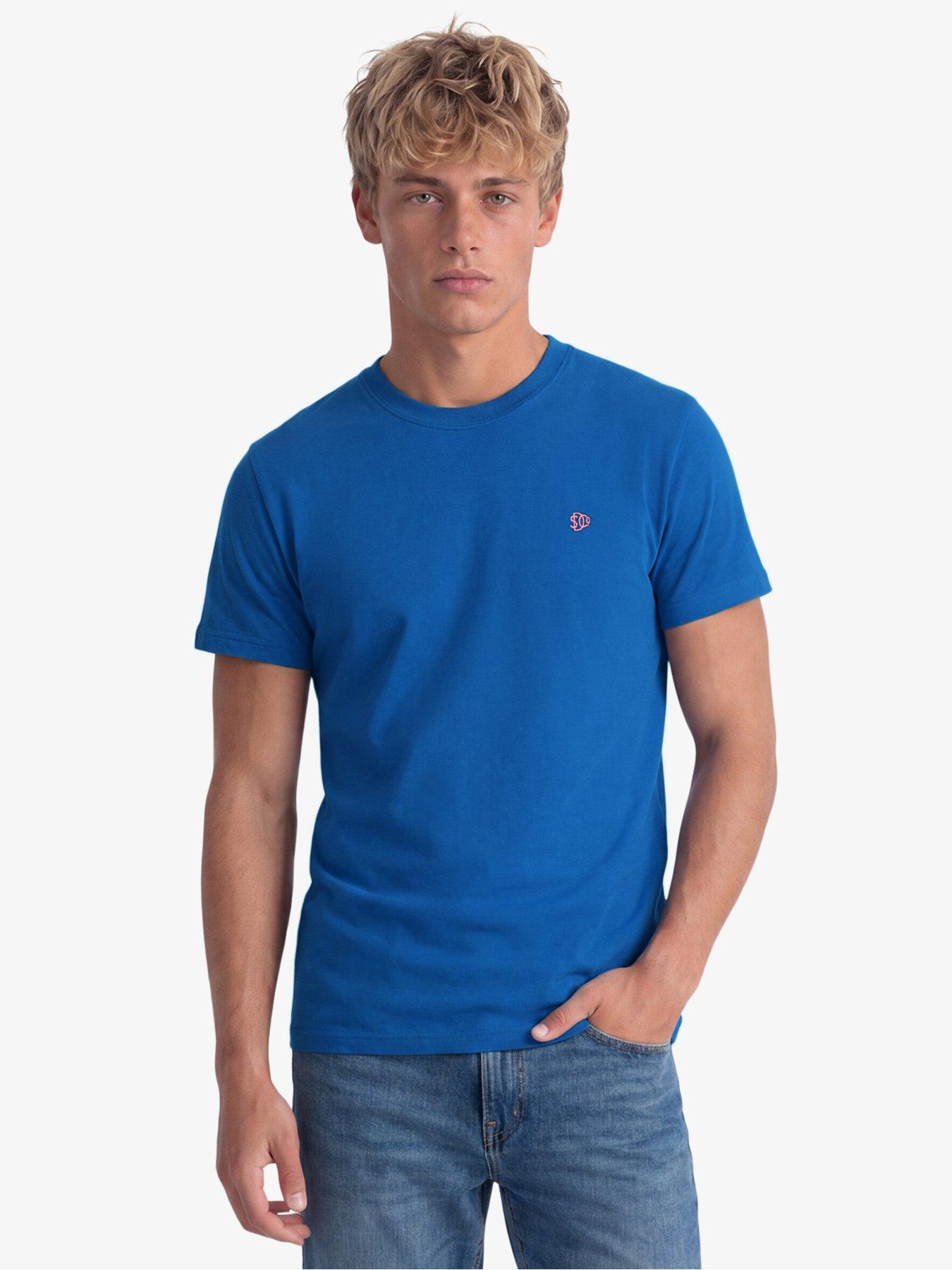 Superdry SD & Co Logo Embroidered T-Shirt - Blue