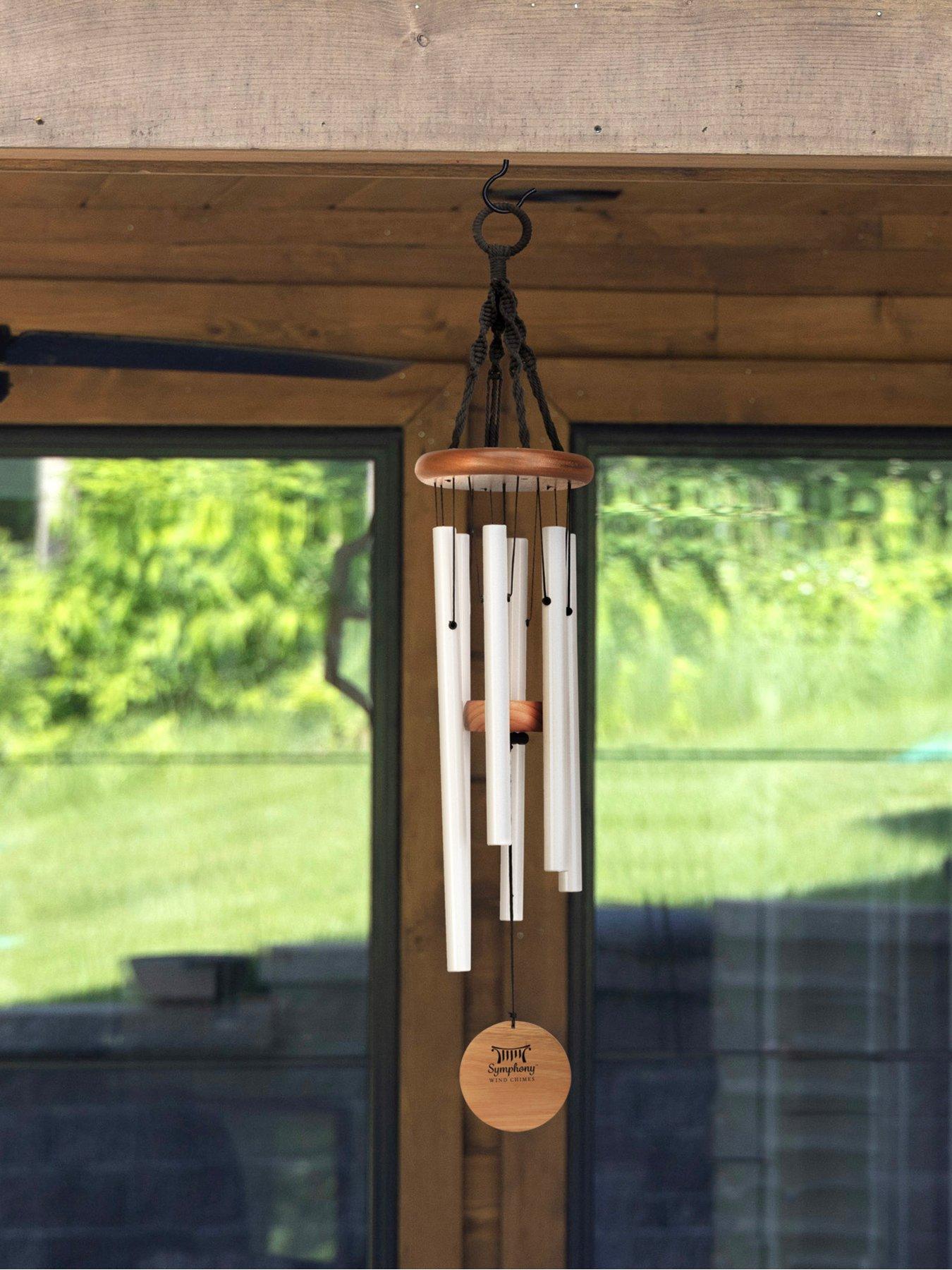 Panacea 61cm Nordic Habitat Wind Chime- Matte White
