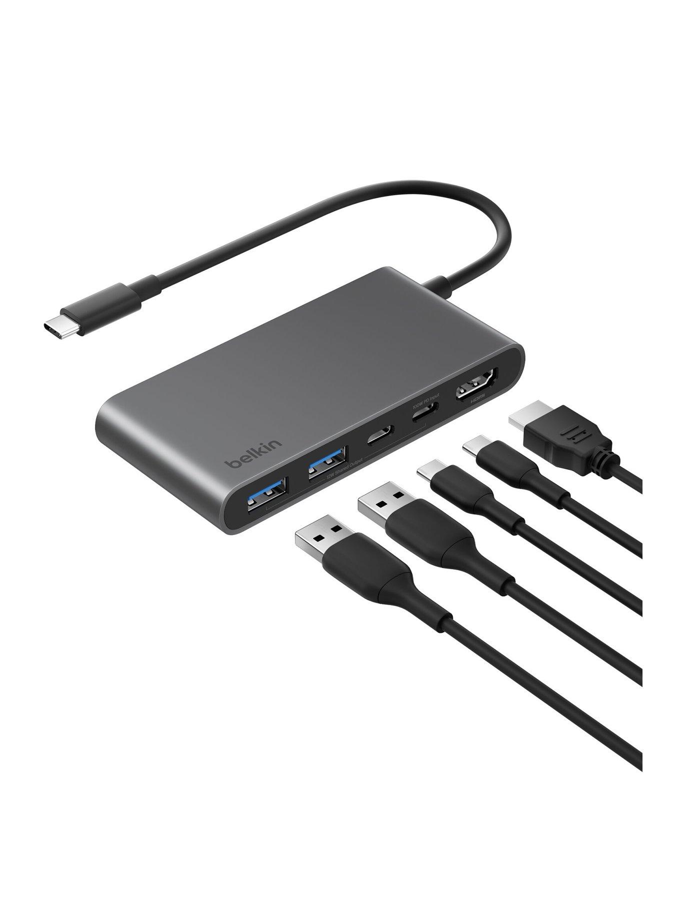 Belkin Belkin 5 Port USB C Hub, HDMI, USB A  &  Dual USB C Ports