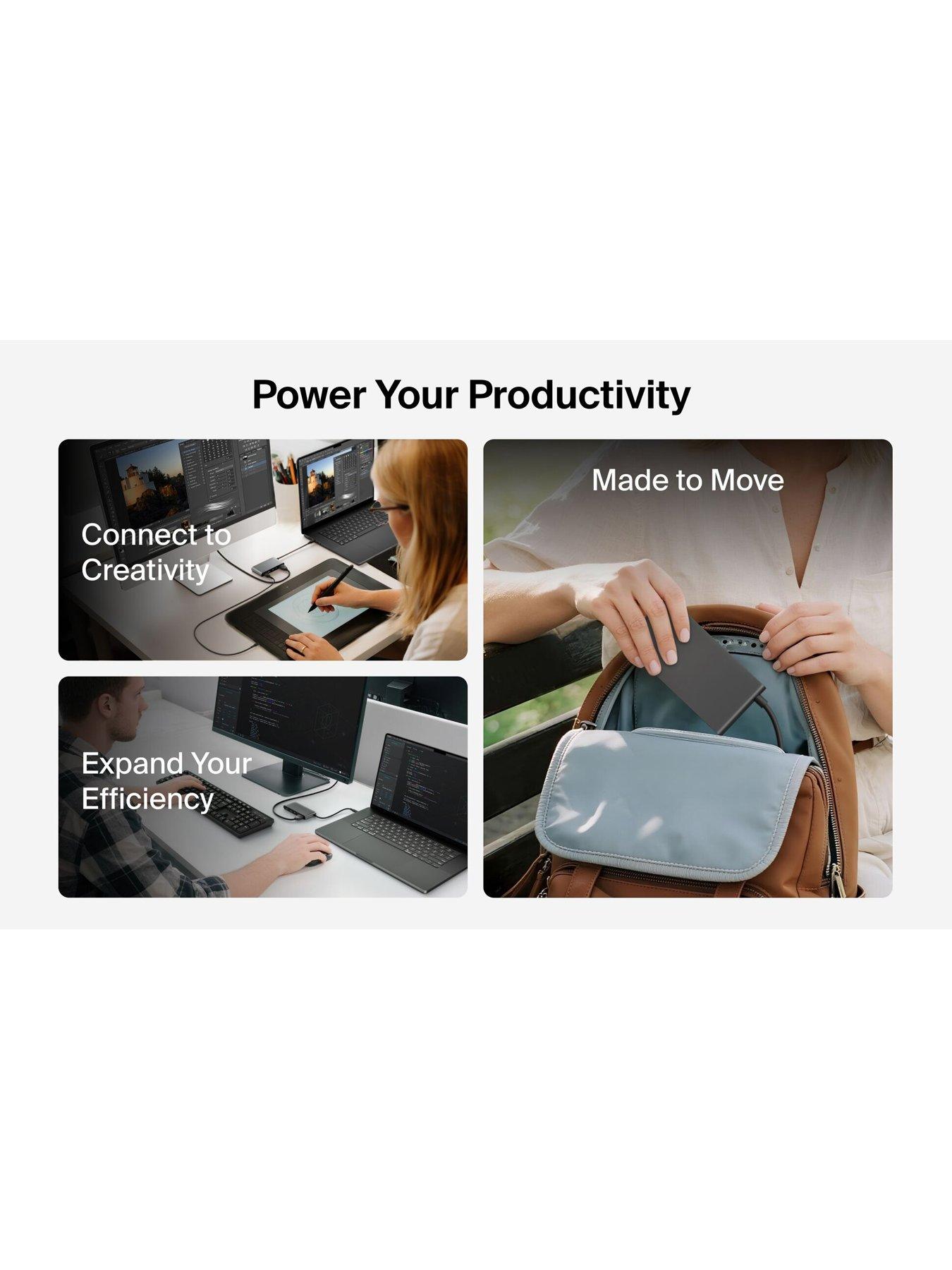 Image 6 of 6 of Belkin 5 Port USB C Hub, HDMI, USB A & Dual USB C Ports