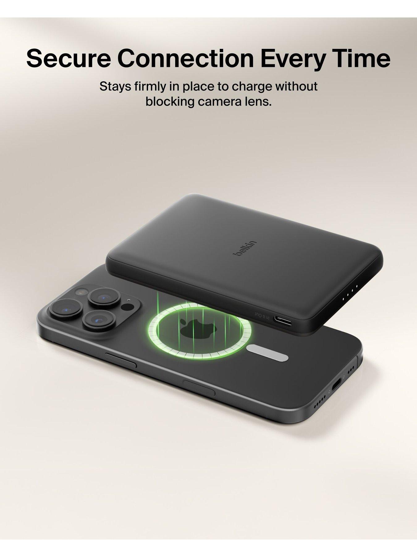 Image 6 of 6 of Belkin 5,000mAh Slimline MagSafe Compatible Portable Power Bank