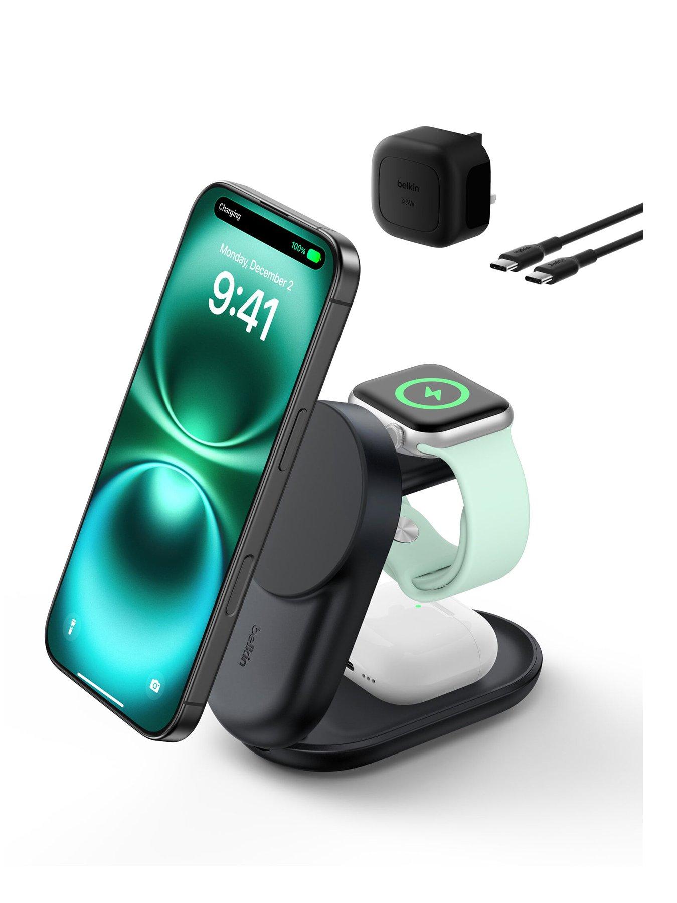 Belkin Belkin 25W Qi2 3 in 1 Folding Wireless Charger with Apple Watch Charger