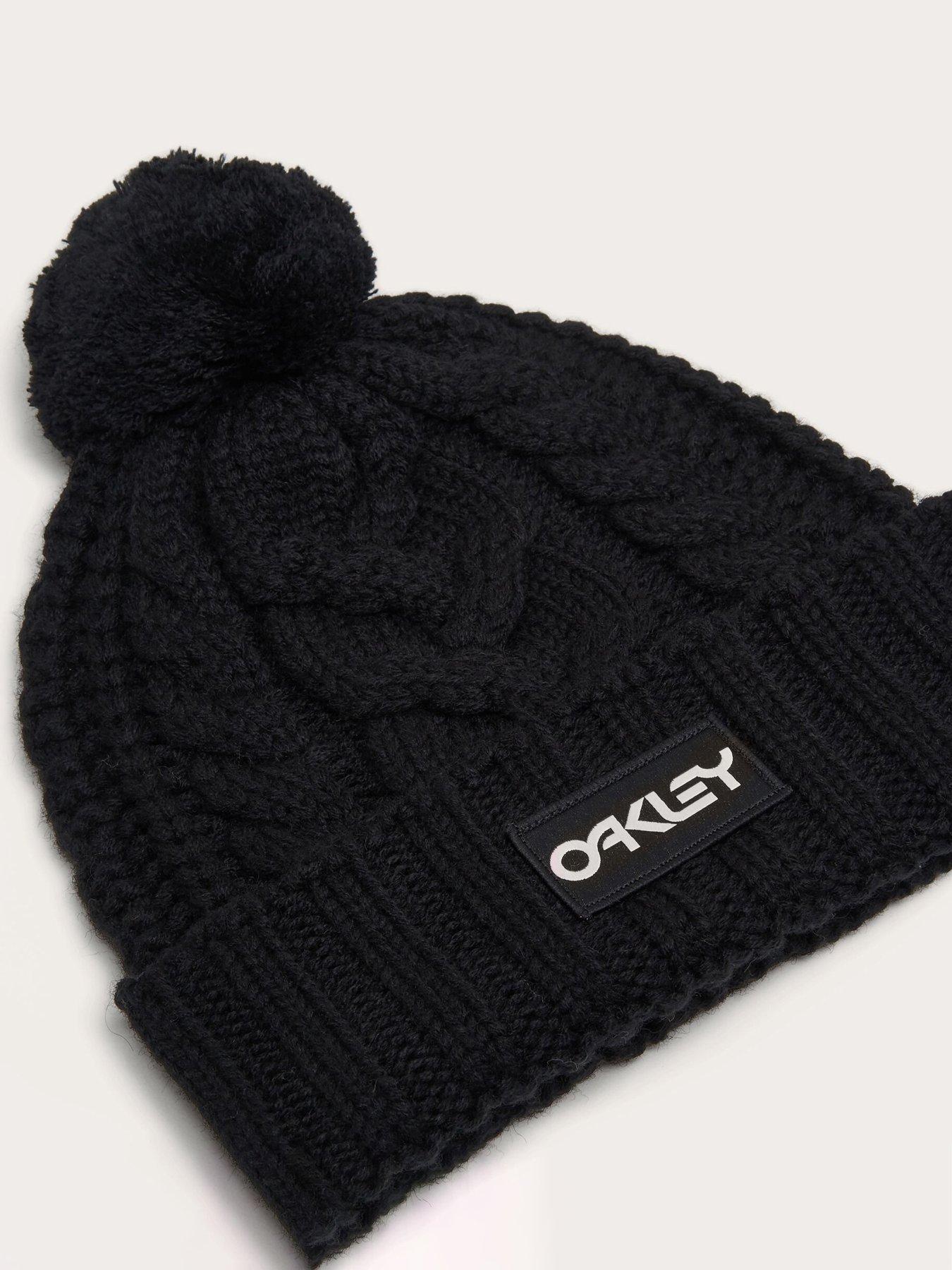 Image 3 of 3 of Oakley Womens Harper Pom Beanie - Black