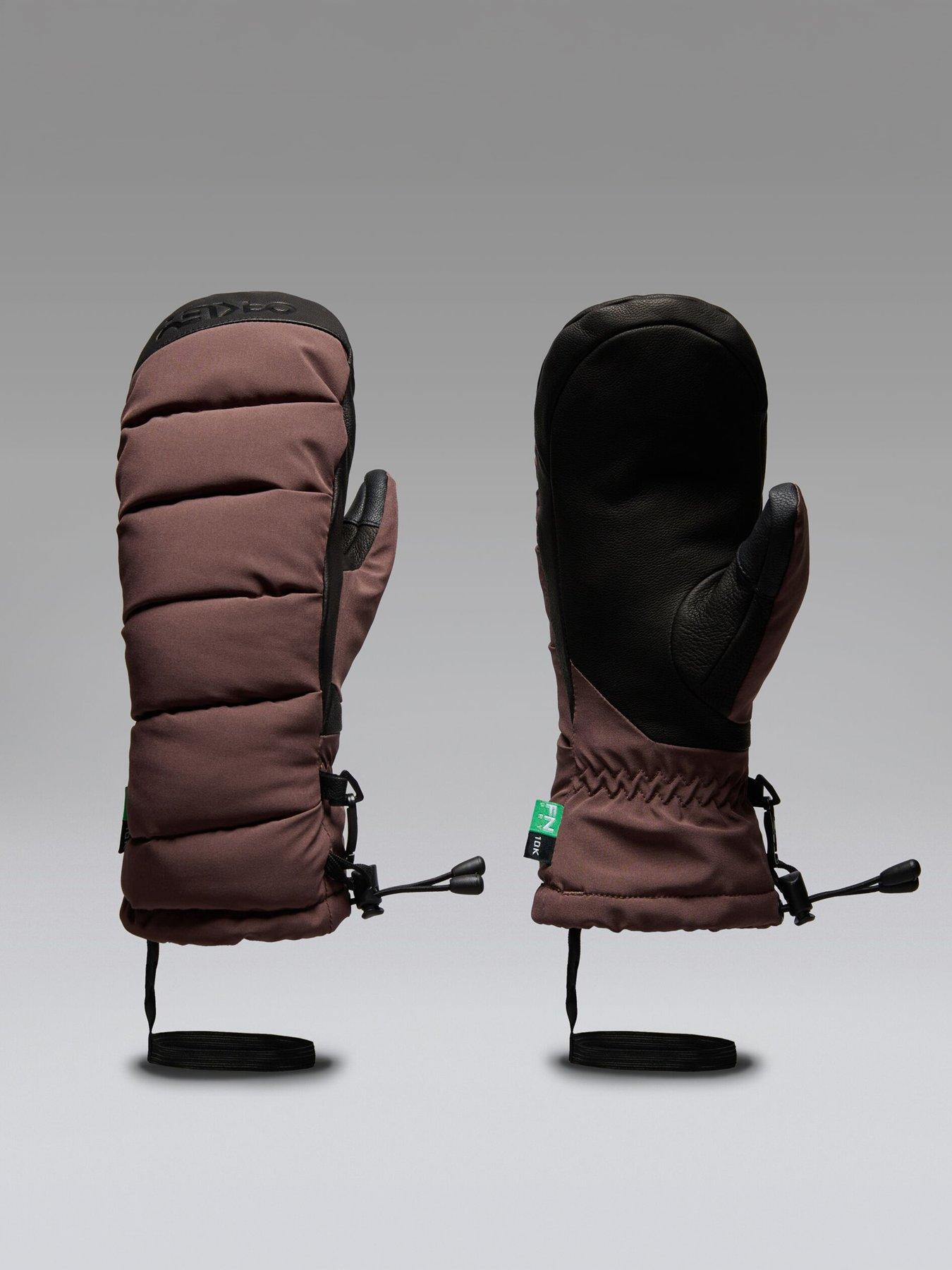 Image 3 of 5 of Oakley Womens B1B Ski Mittens - Brown