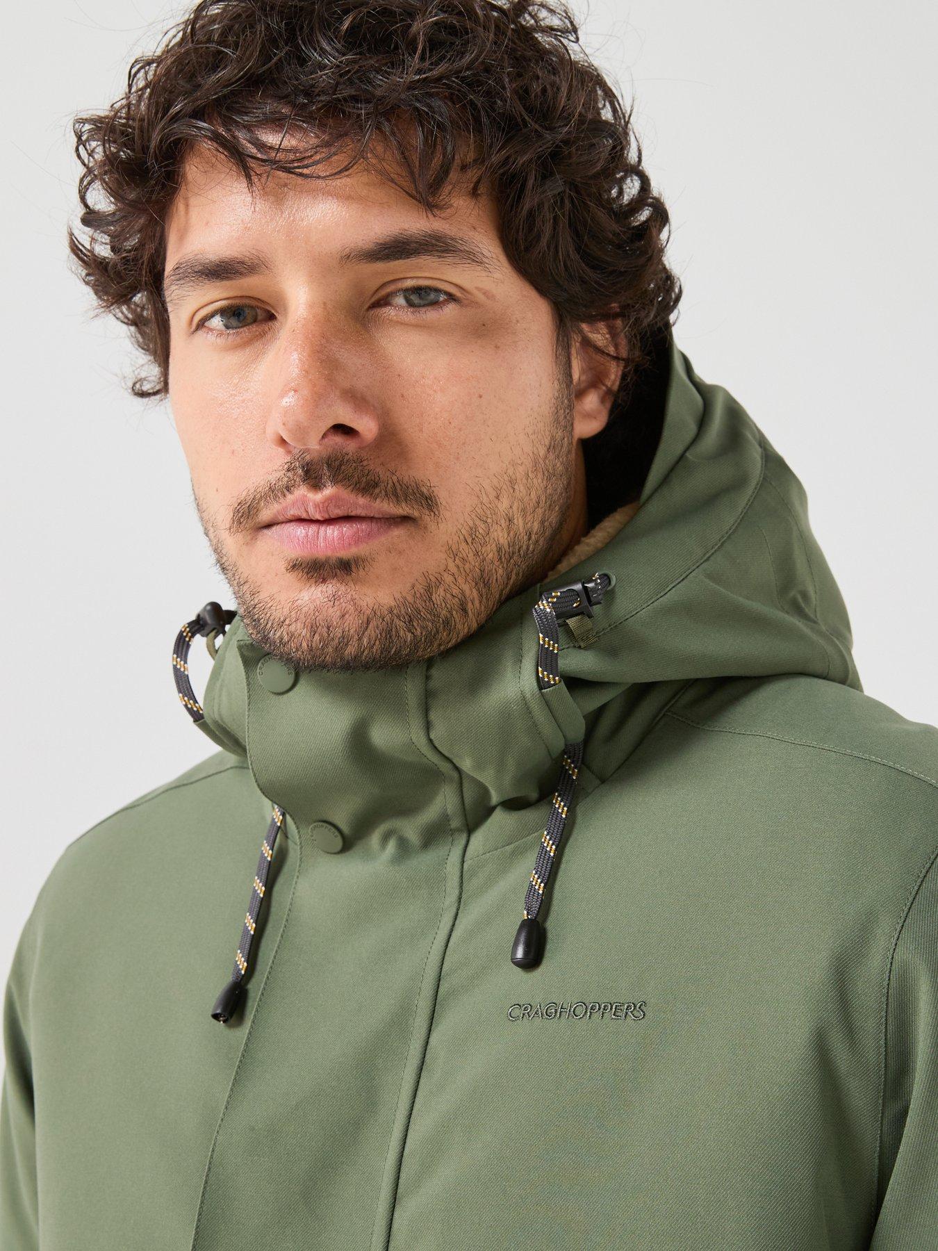 Image 4 of 6 of Craghoppers Mens Agnar Waterproof Insulated Jacket -green