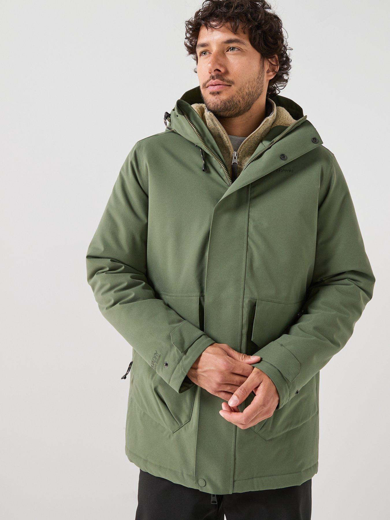 Image 5 of 6 of Craghoppers Mens Agnar Waterproof Insulated Jacket -green