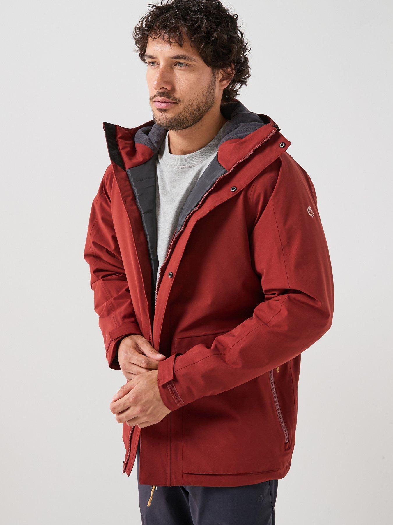 Image 1 of 6 of Craghoppers Mens Lorton Ii Thermic Waterproof Insulated Jacket -red