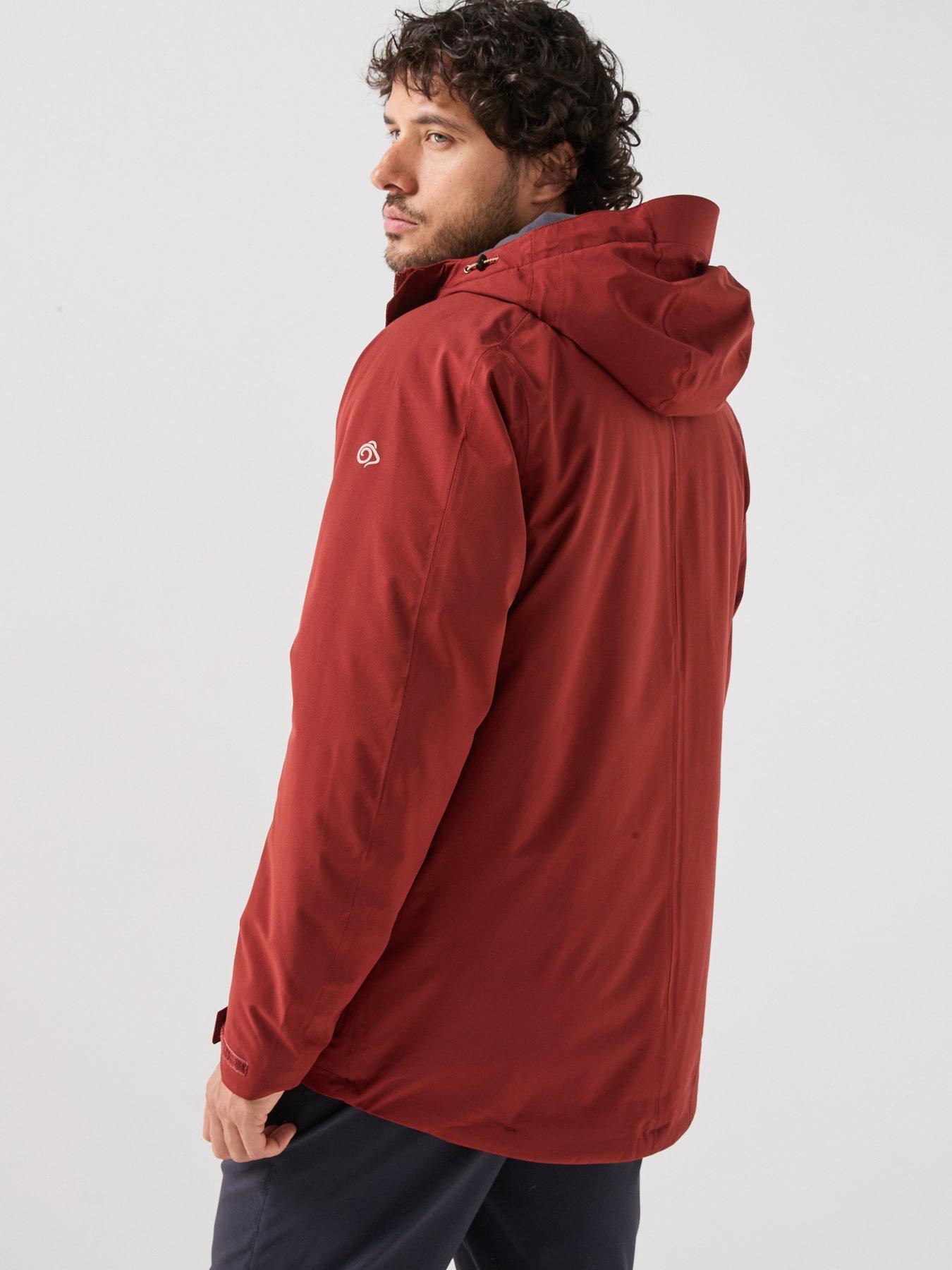 Image 2 of 6 of Craghoppers Mens Lorton Ii Thermic Waterproof Insulated Jacket -red