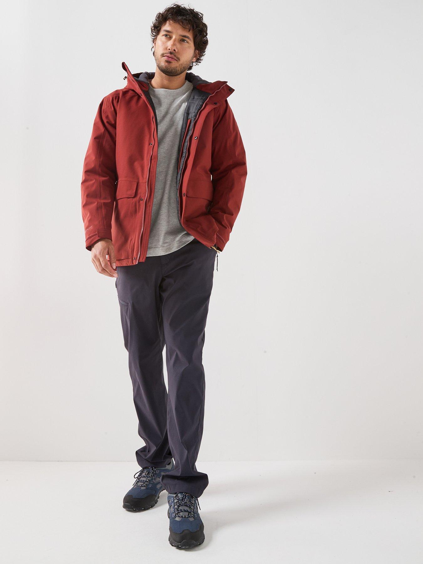 Image 3 of 6 of Craghoppers Mens Lorton Ii Thermic Waterproof Insulated Jacket -red