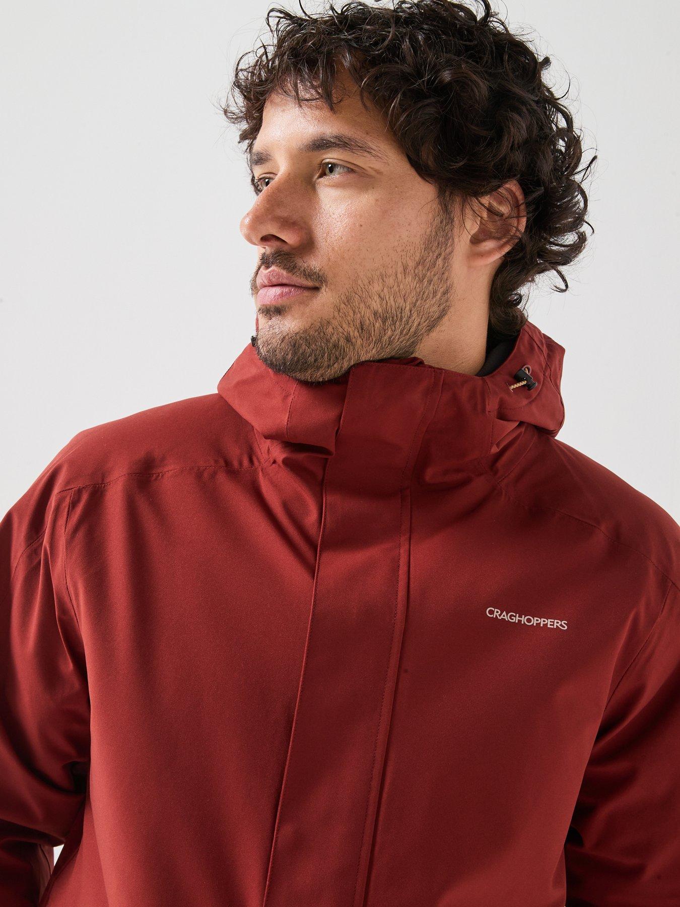 Image 4 of 6 of Craghoppers Mens Lorton Ii Thermic Waterproof Insulated Jacket -red