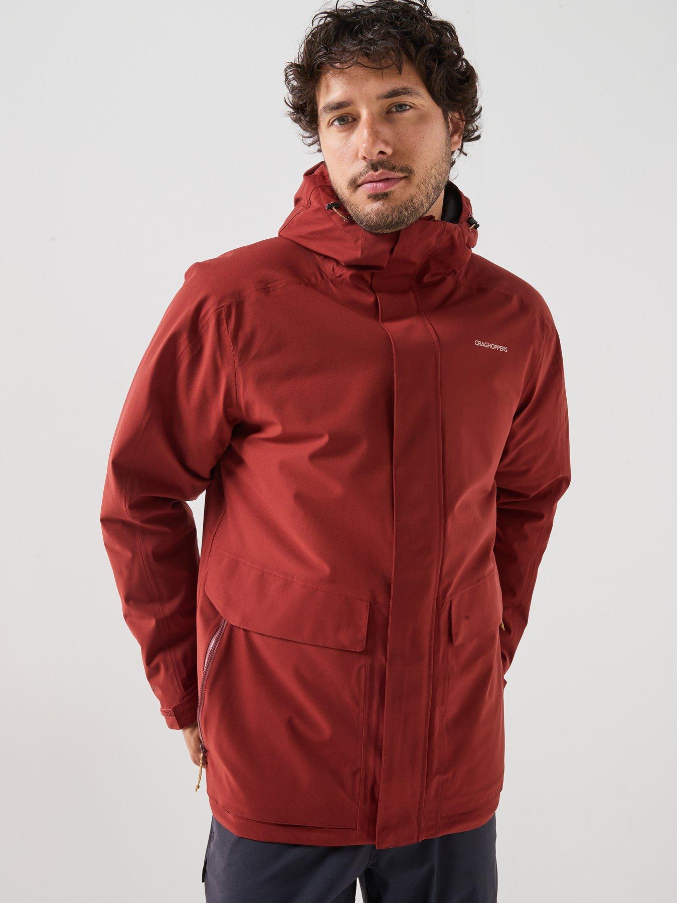 Image 5 of 6 of Craghoppers Mens Lorton Ii Thermic Waterproof Insulated Jacket -red