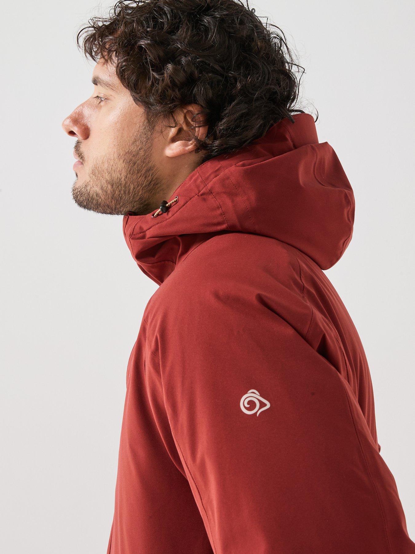 Image 6 of 6 of Craghoppers Mens Lorton Ii Thermic Waterproof Insulated Jacket -red