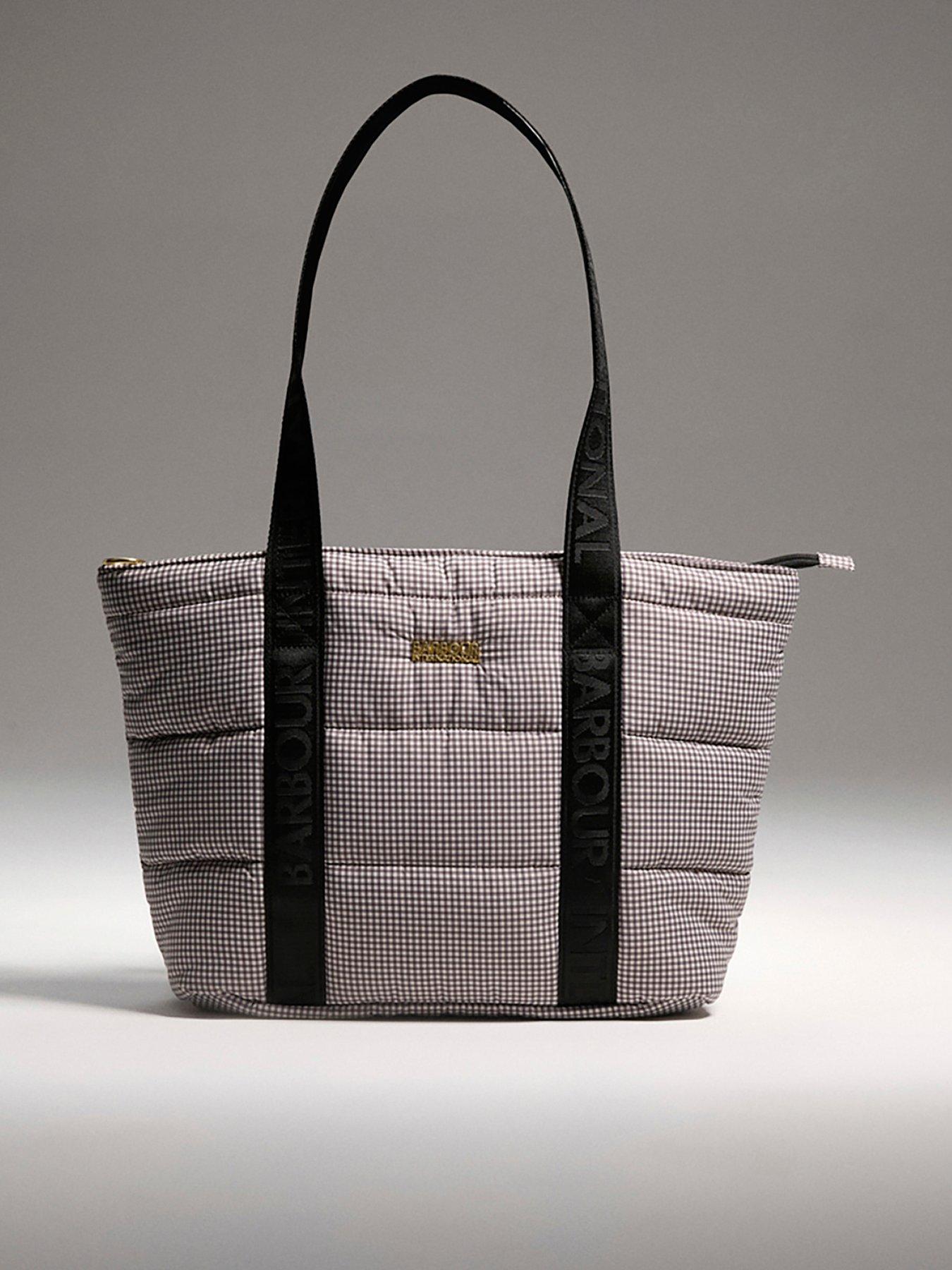 Barbour International Monaco Check Tote Bag