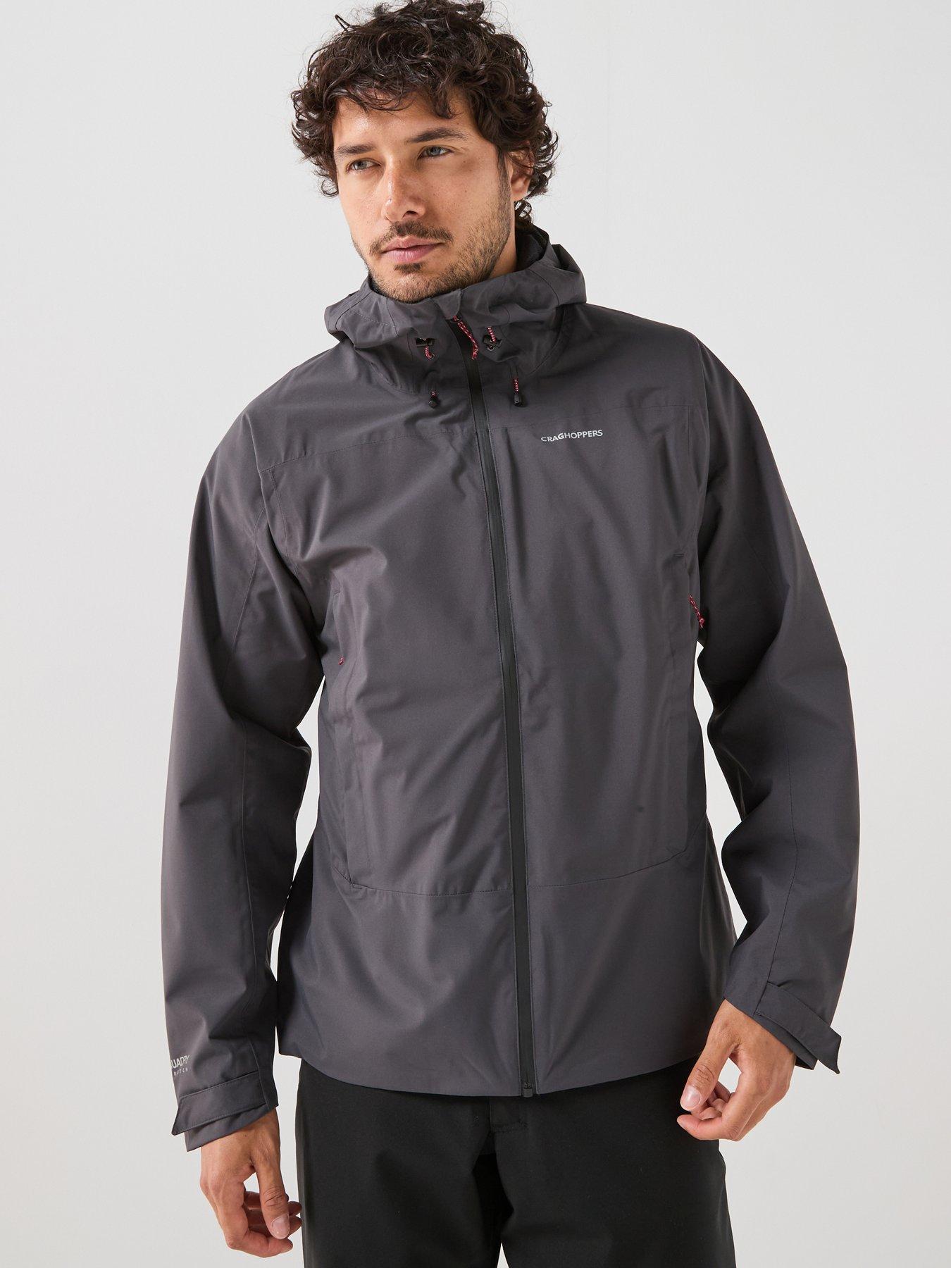 Craghoppers Mens Ponsa Waterproof Shell Jacket- Grey