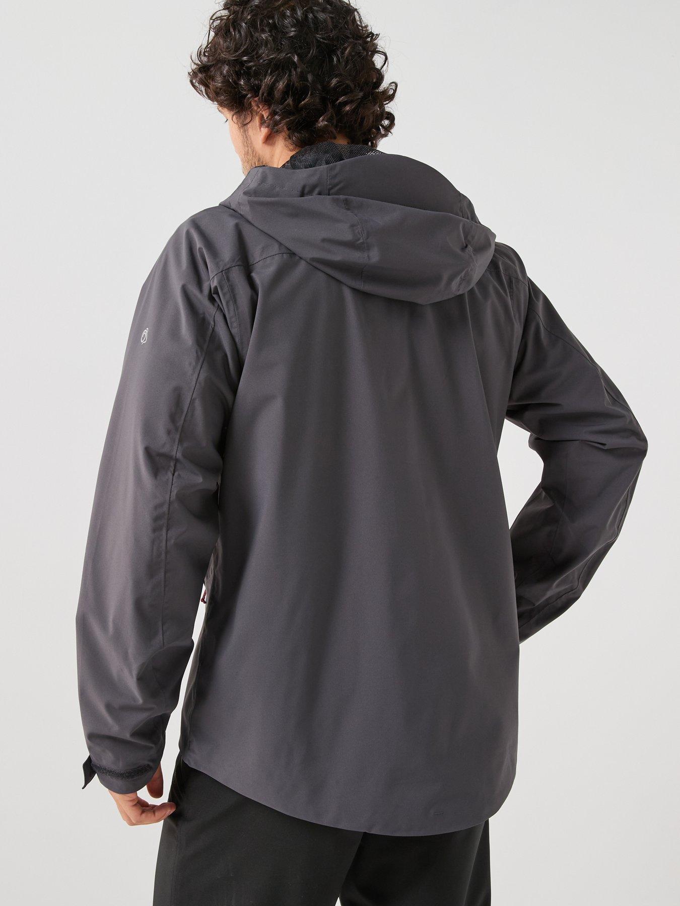 Image 2 of 6 of Craghoppers Mens Ponsa Waterproof Shell Jacket-grey