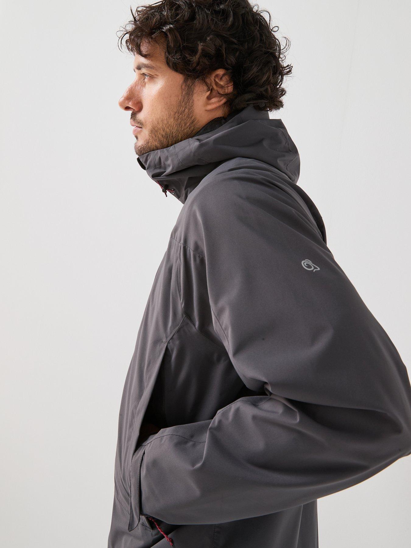 Image 5 of 6 of Craghoppers Mens Ponsa Waterproof Shell Jacket-grey