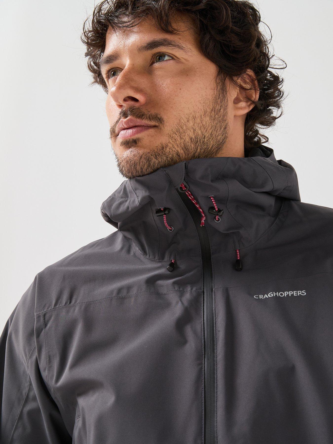 Image 6 of 6 of Craghoppers Mens Ponsa Waterproof Shell Jacket-grey