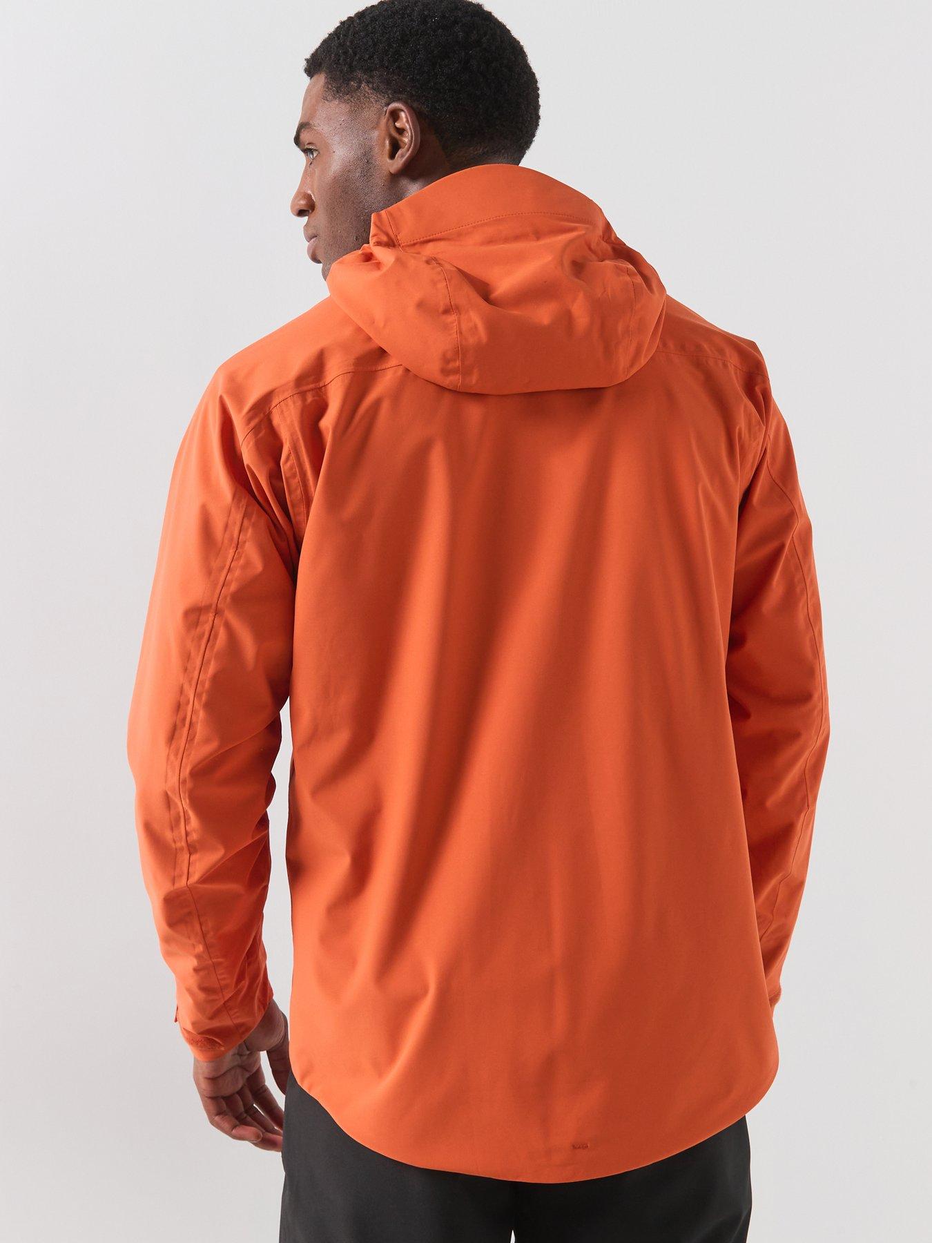 Image 2 of 6 of Craghoppers Mens Ponsa Waterproof Hooded Full Zip Shell Jacket - Orange