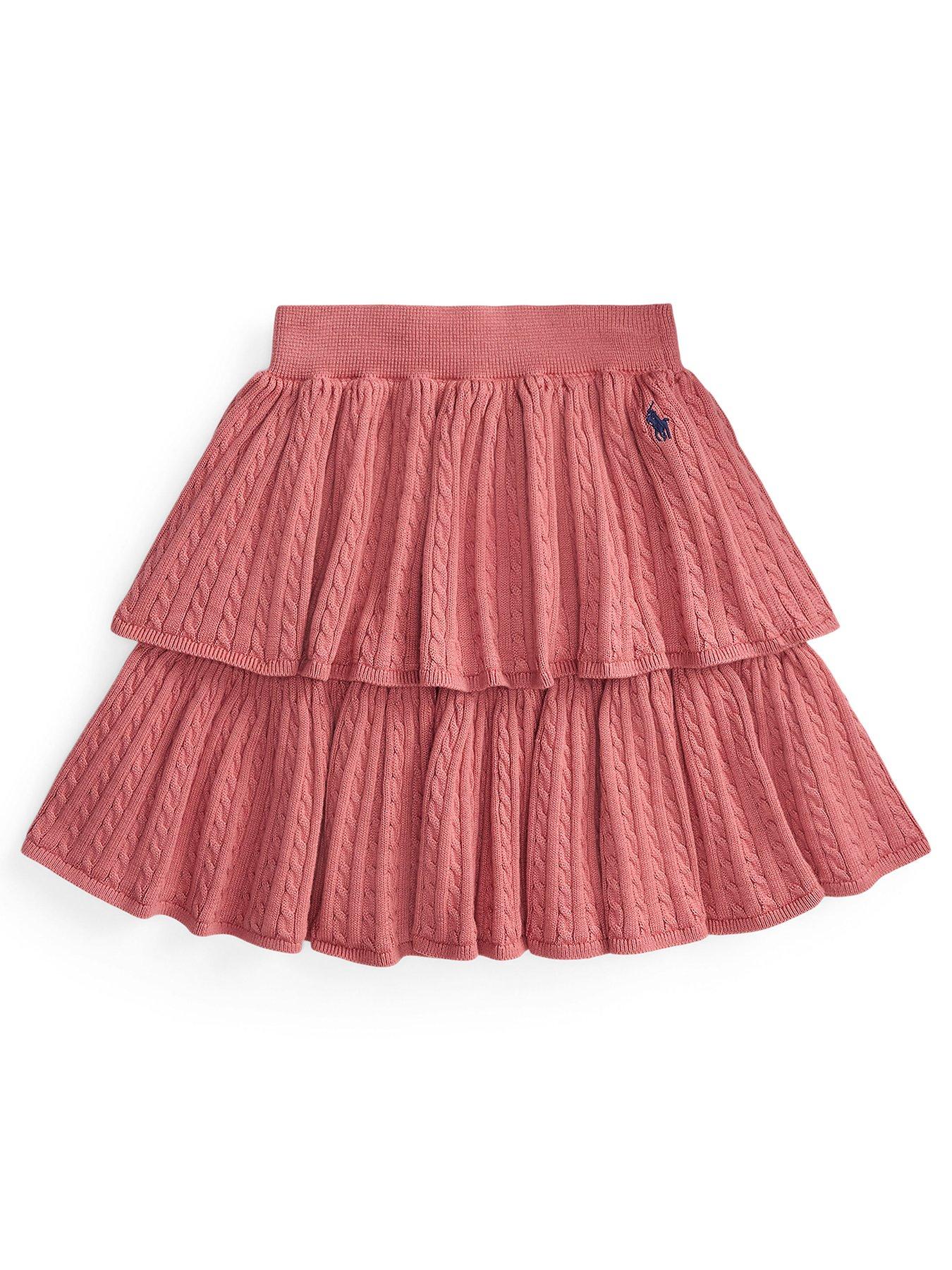 Polo Ralph Lauren Girls Knit Skirt - Pink