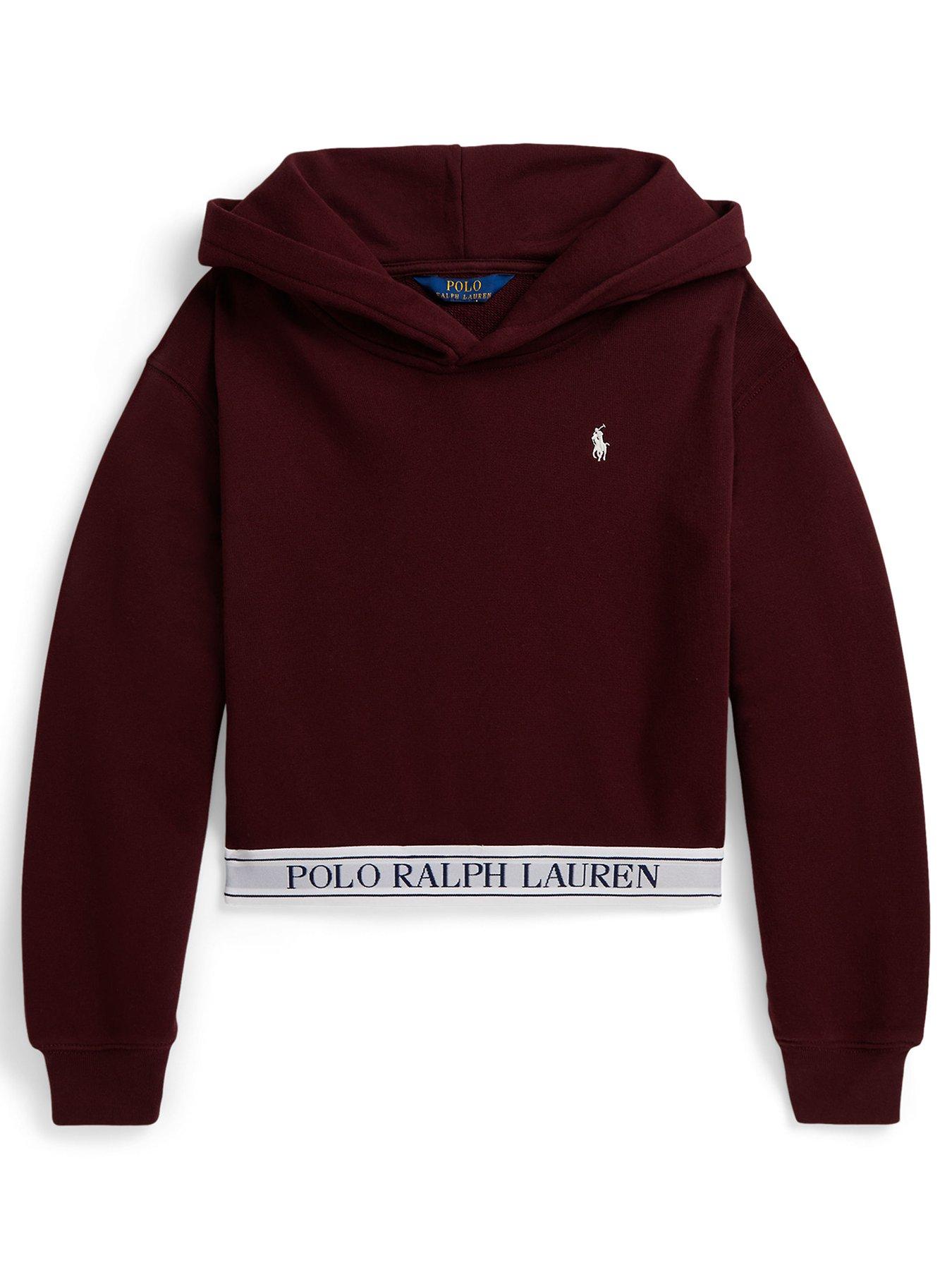 Polo Ralph Lauren Logo French Terry Hoodie - Rich Ruby