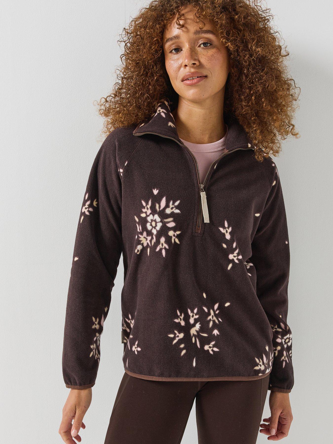 Image 1 of 6 of Craghoppers Womens National Trust Reedmace Half Zip Fleece -brown