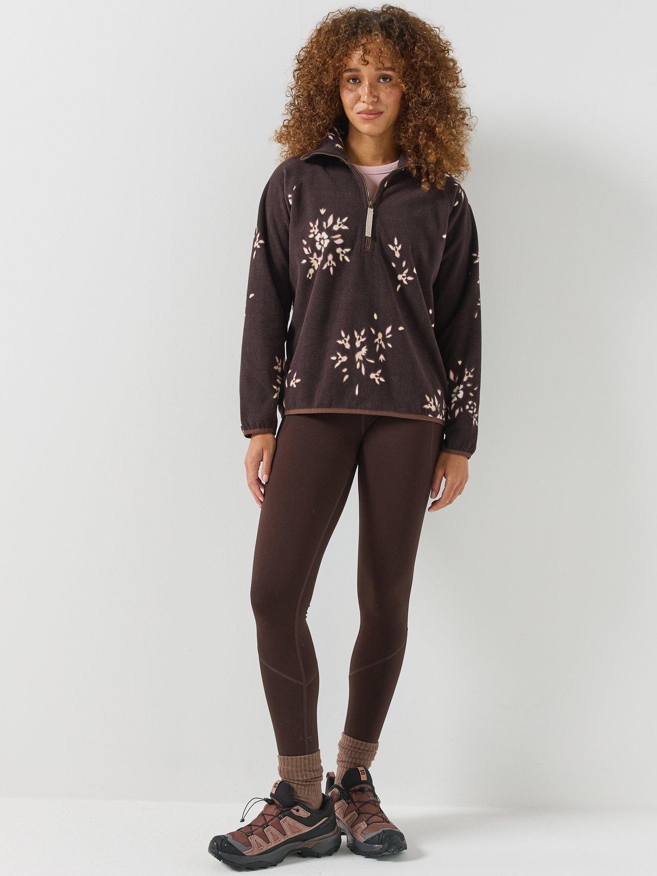 Image 3 of 6 of Craghoppers Womens National Trust Reedmace Half Zip Fleece -brown