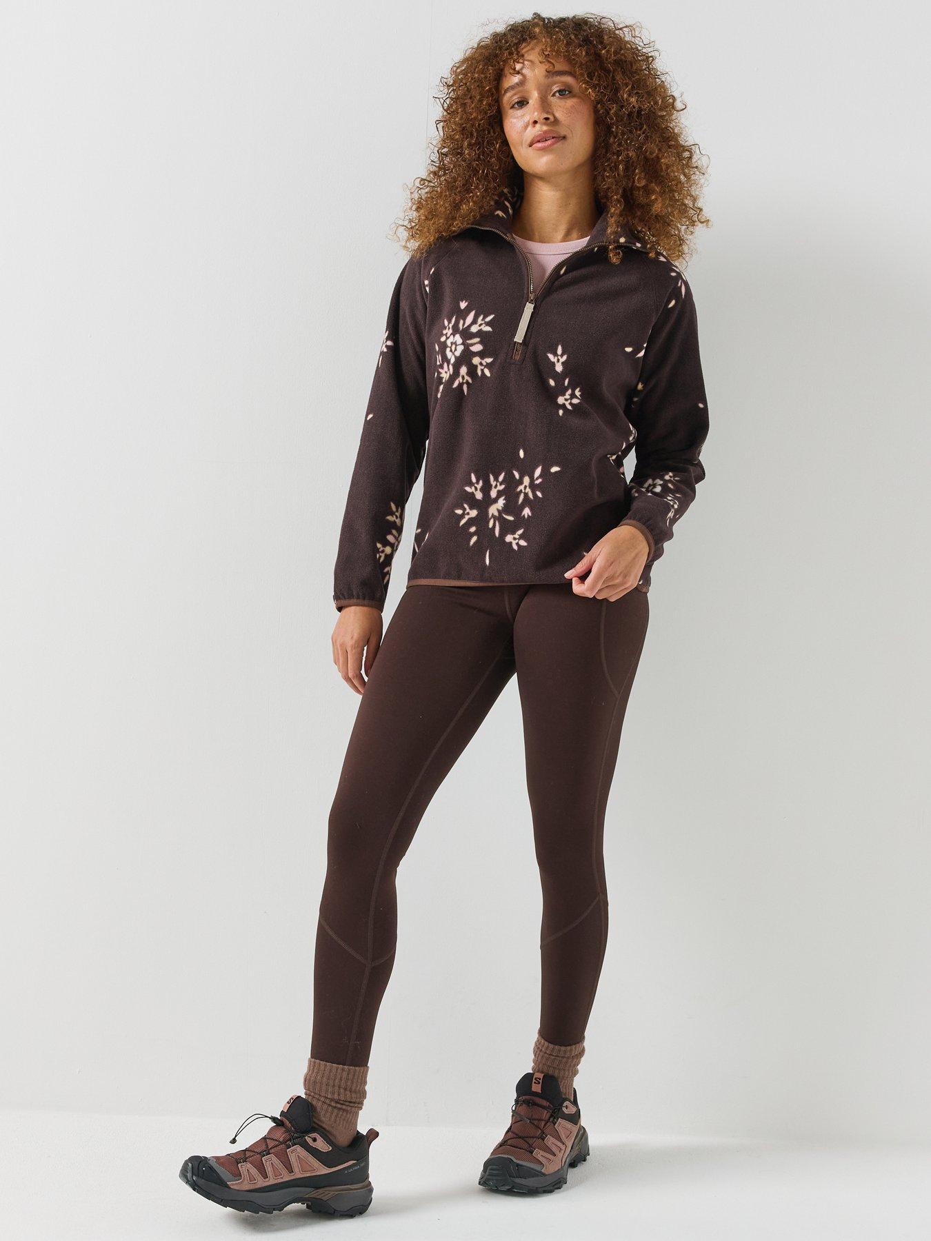 Image 4 of 6 of Craghoppers Womens National Trust Reedmace Half Zip Fleece -brown