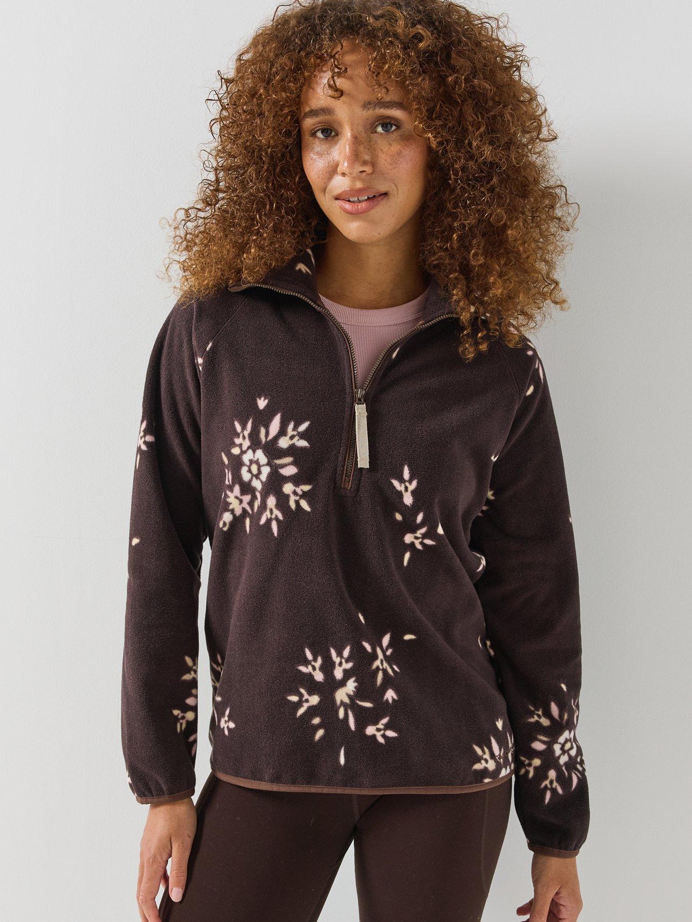 Image 5 of 6 of Craghoppers Womens National Trust Reedmace Half Zip Fleece -brown