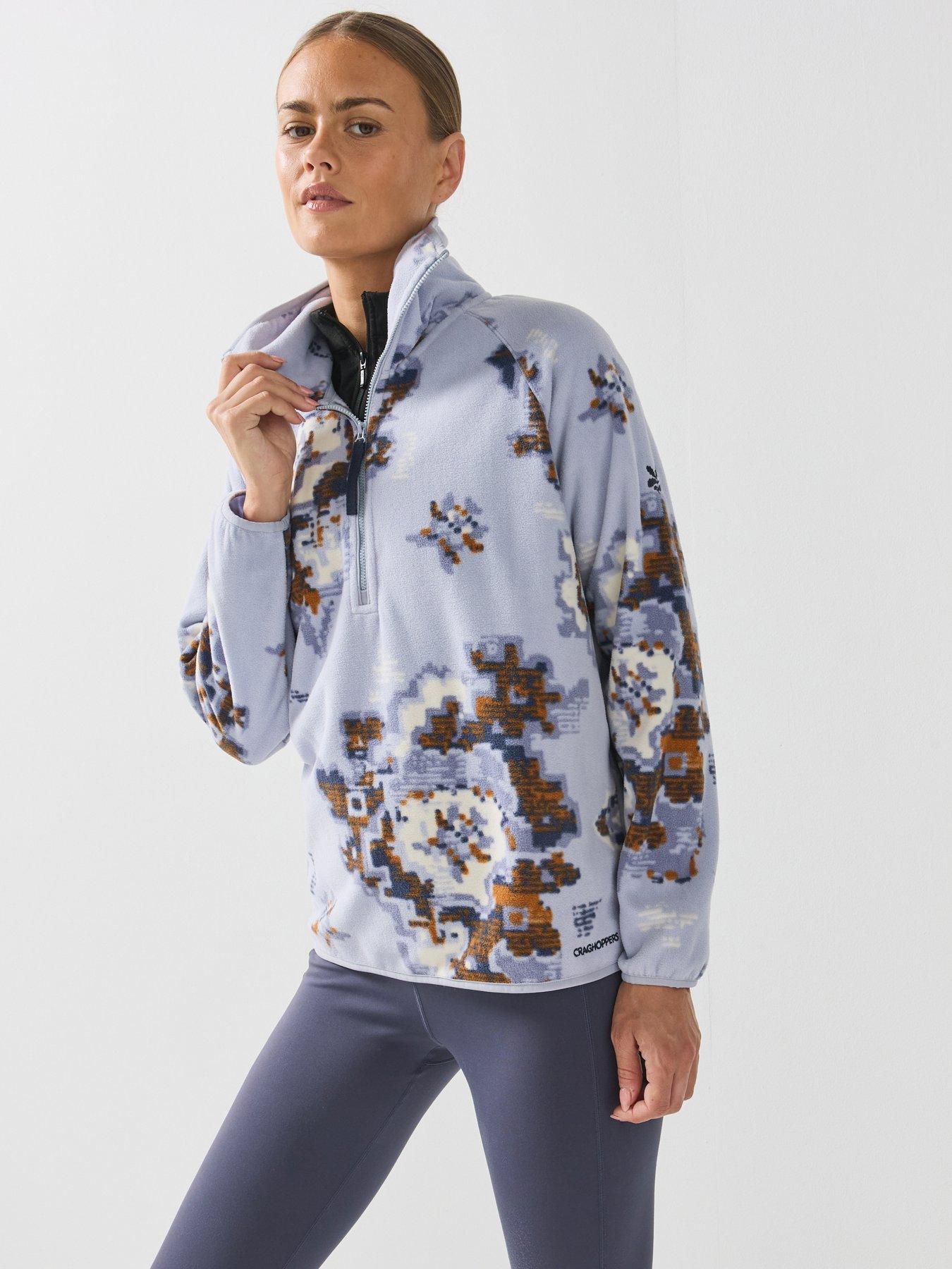 Image 1 of 5 of Craghoppers Womens National Trust Reedmace Half Zip Fleece -blue