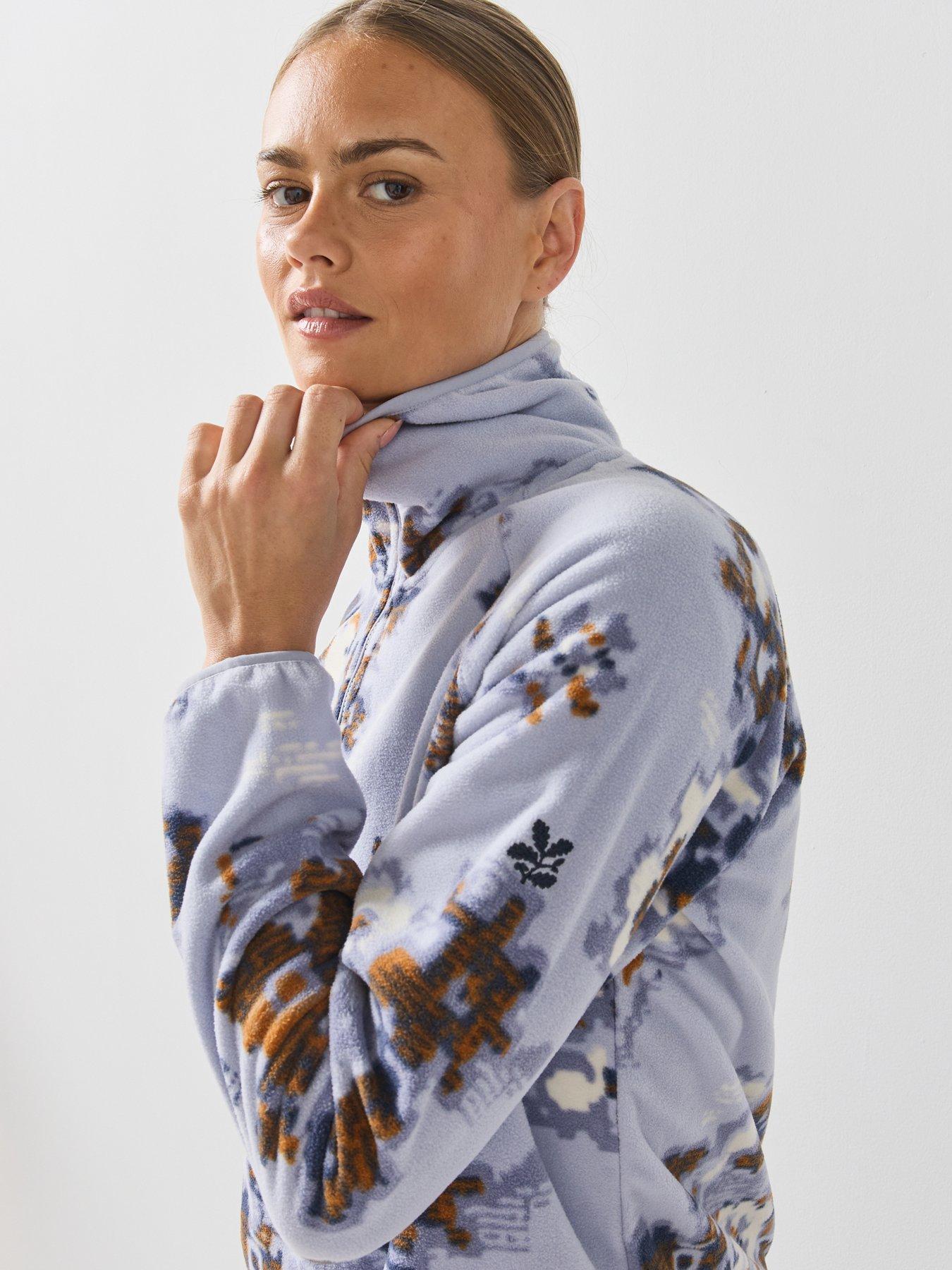 Image 5 of 5 of Craghoppers Womens National Trust Reedmace Half Zip Fleece -blue