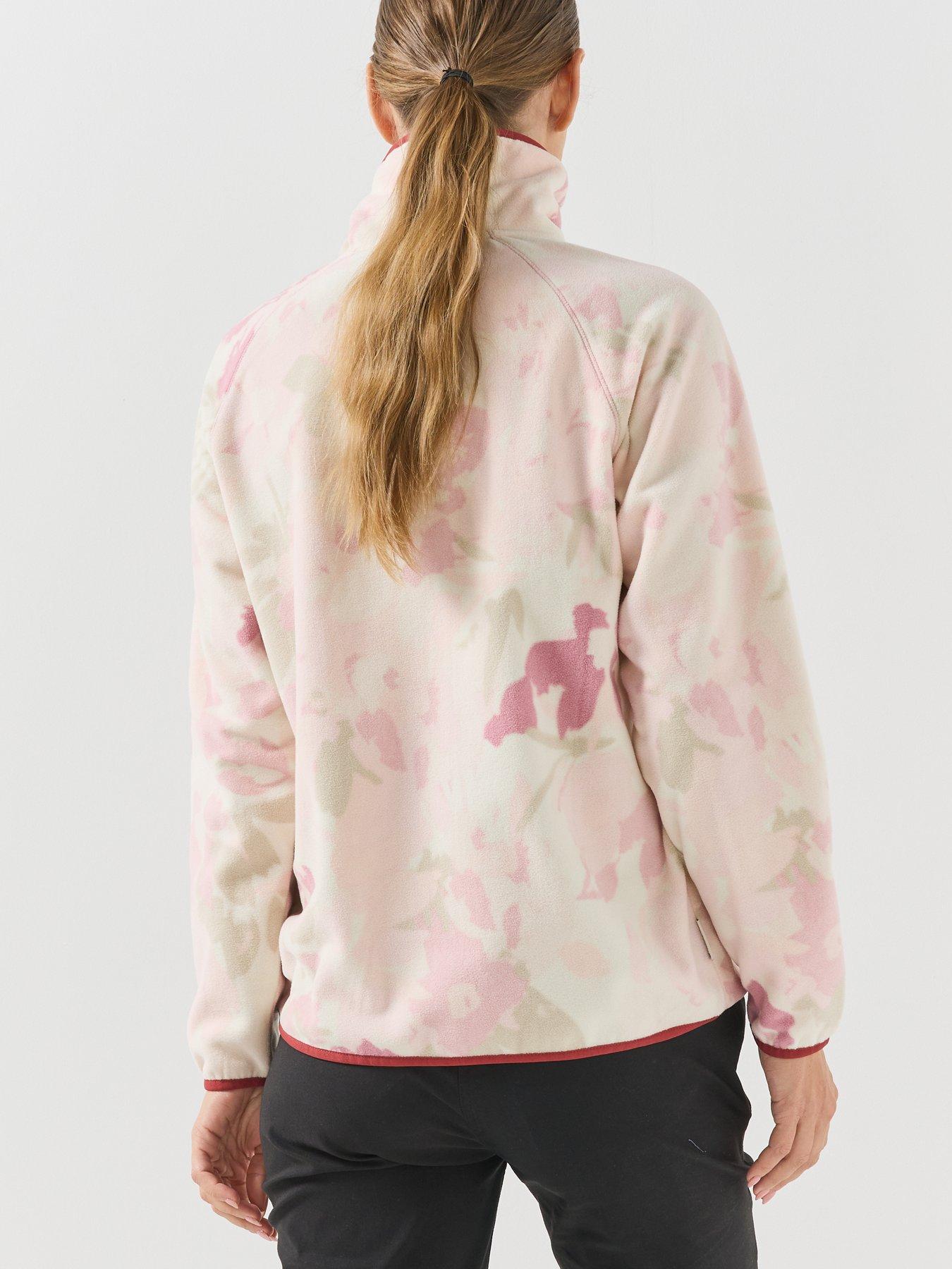 Image 2 of 5 of Craghoppers Womens National Trust Reedmace Half Zip Fleece -pink