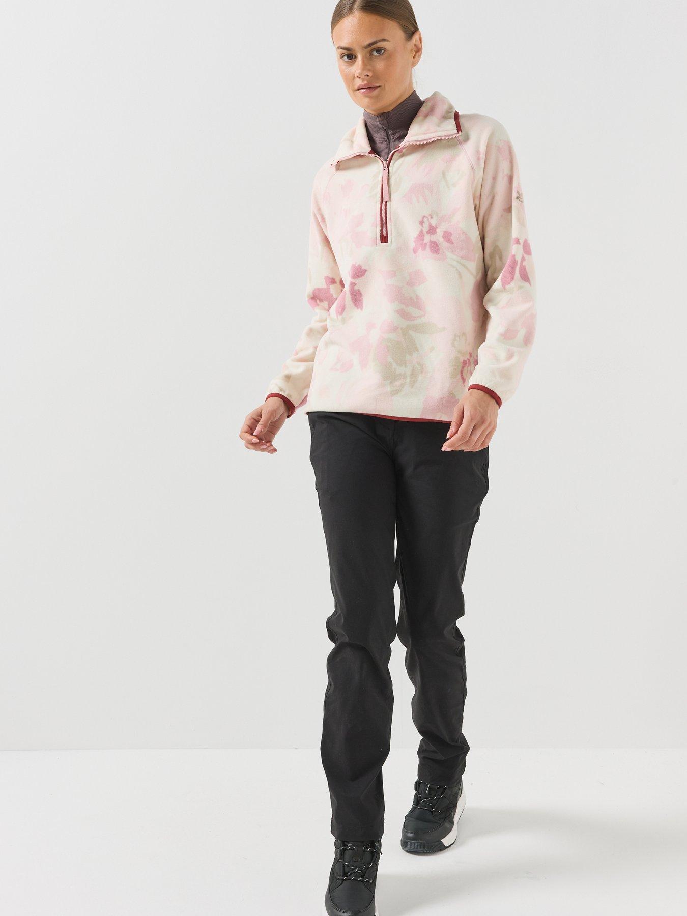 Image 3 of 5 of Craghoppers Womens National Trust Reedmace Half Zip Fleece -pink