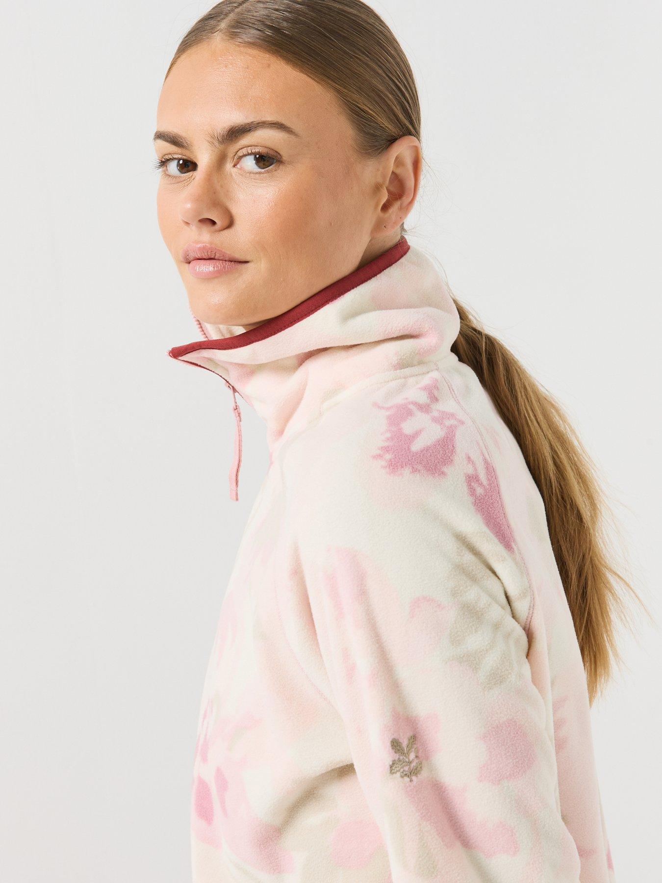 Image 4 of 5 of Craghoppers Womens National Trust Reedmace Half Zip Fleece -pink