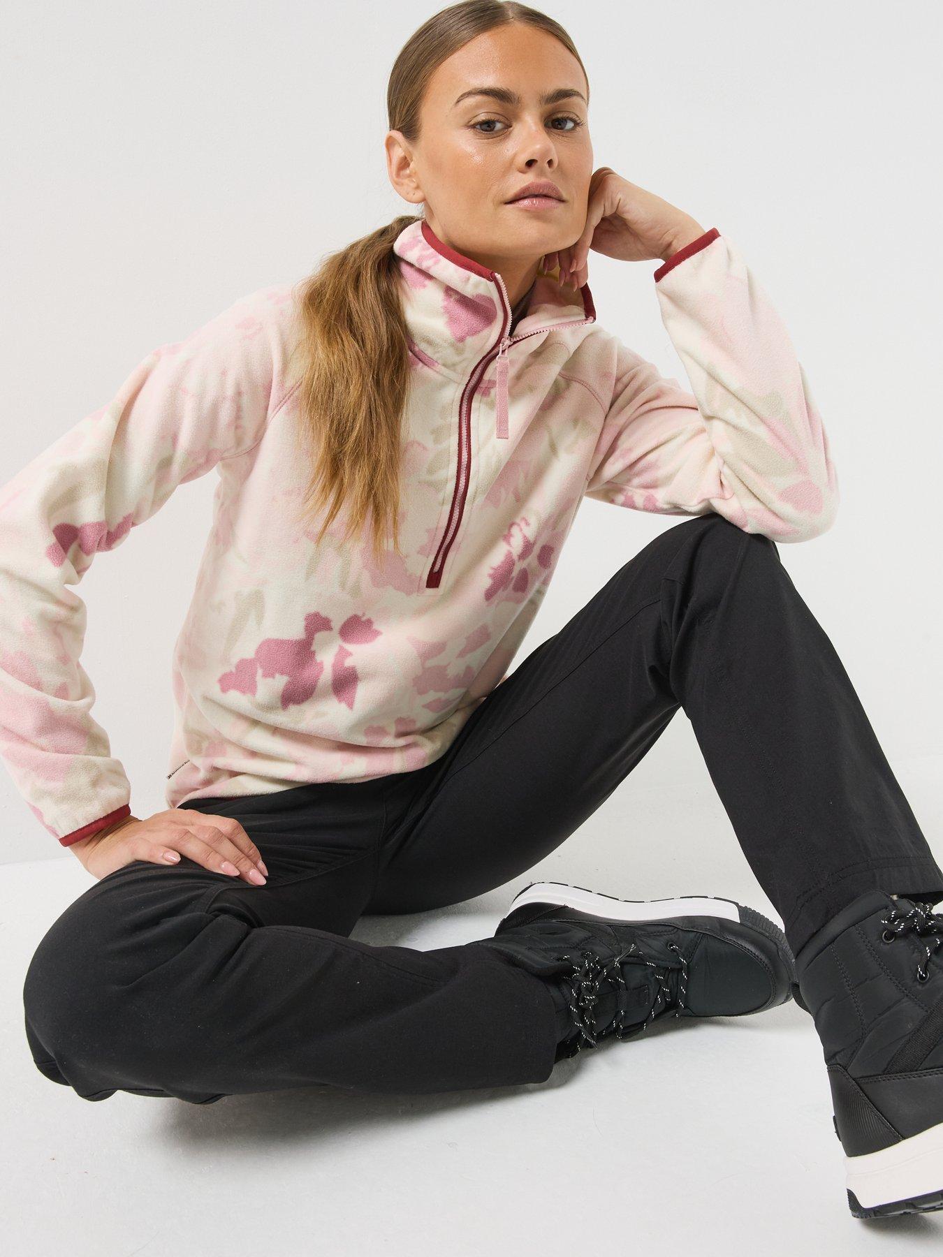 Image 5 of 5 of Craghoppers Womens National Trust Reedmace Half Zip Fleece -pink