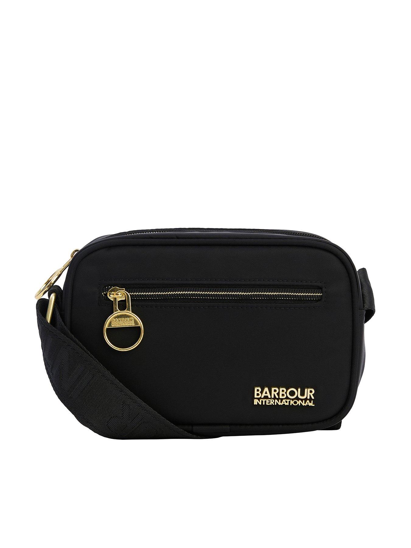 Image 1 of 3 of Barbour International Qualify Mini Crossbody Bag - Black