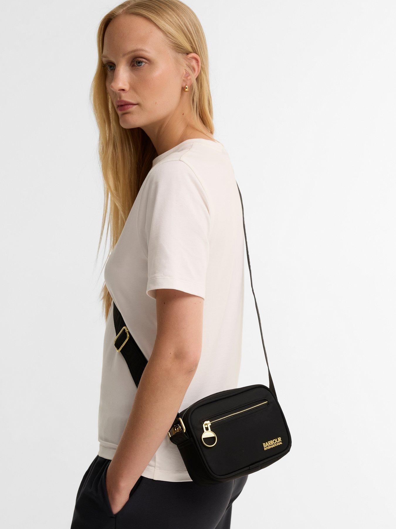 Image 2 of 3 of Barbour International Qualify Mini Crossbody Bag - Black