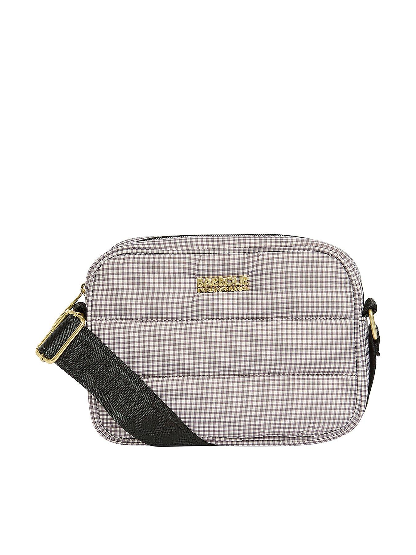 Barbour International Monaco Check Crossbody Bag