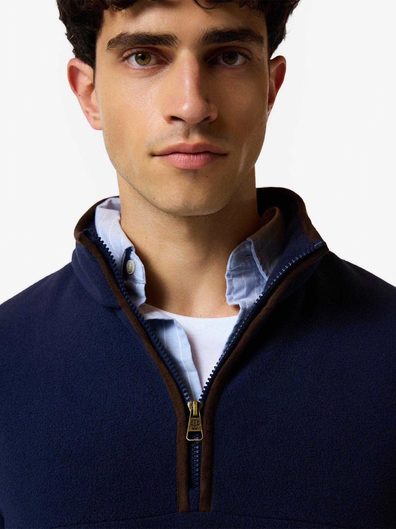 Image 4 of 4 of Hunter Mens Microfleece 1/4 Zip Pullover