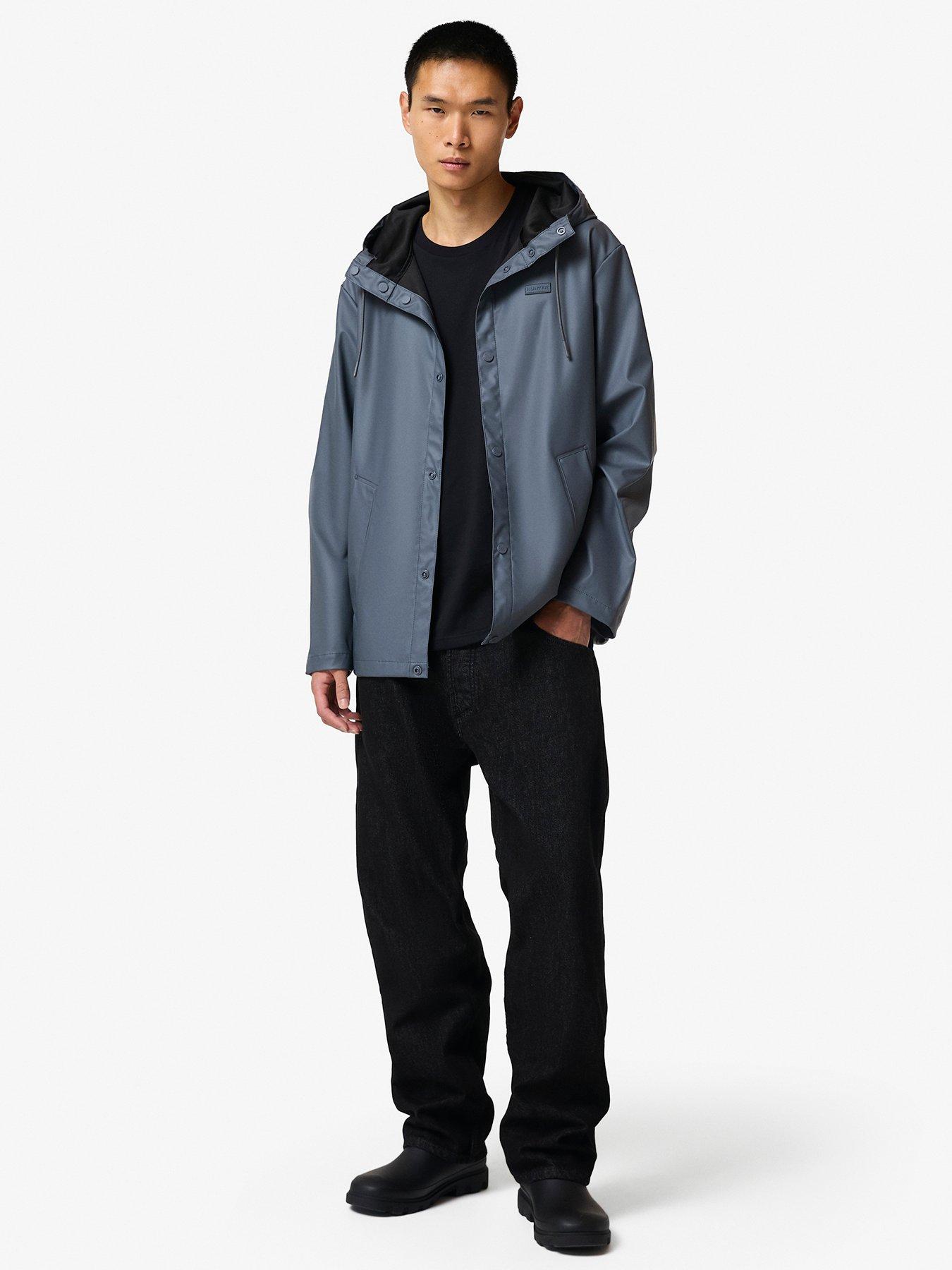 Image 3 of 6 of Hunter Mens Izzy Pu Hooded Jacket