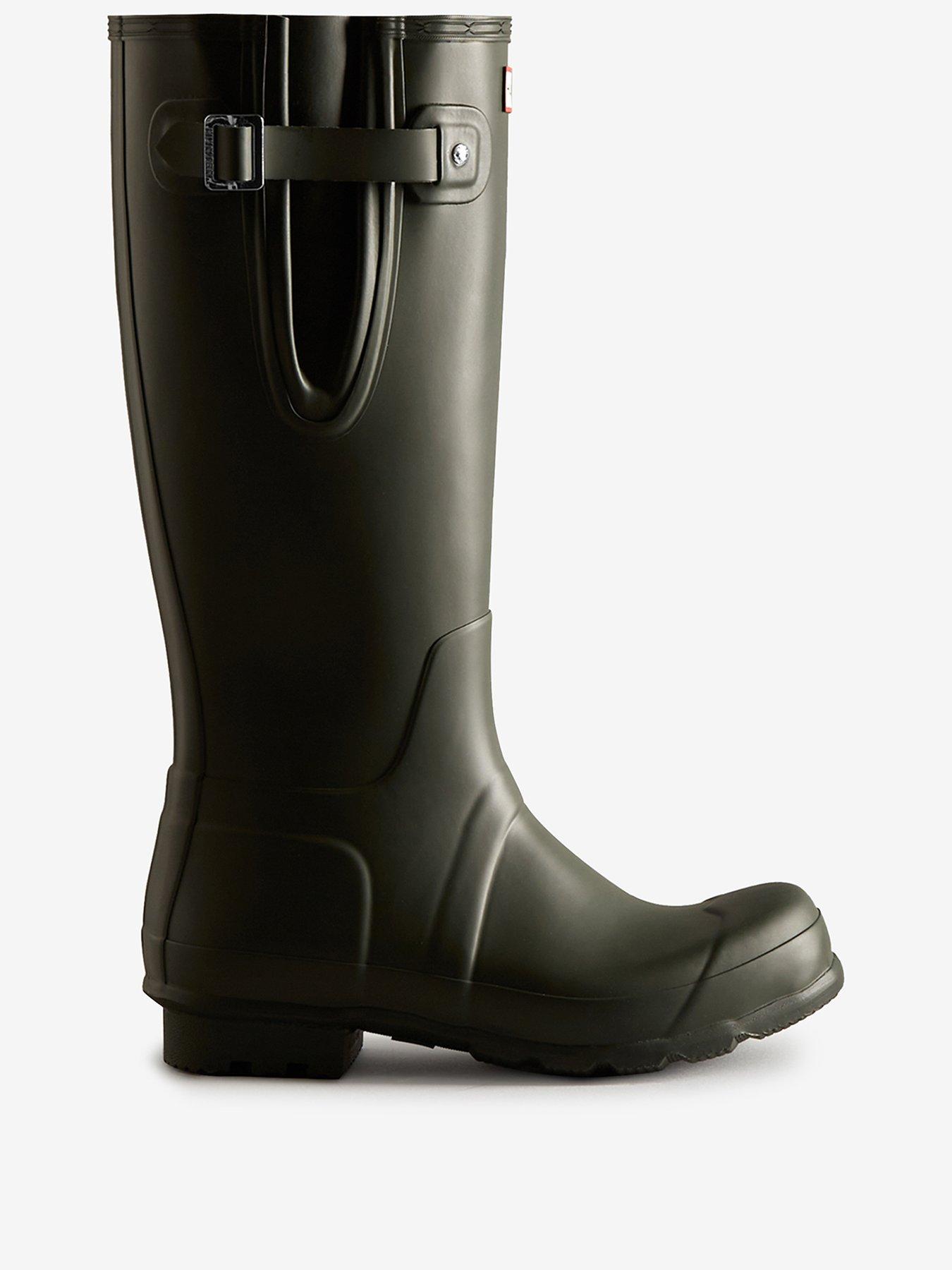 Image 2 of 4 of Hunter Mens Original Tall Side Adjustable Boot - Green