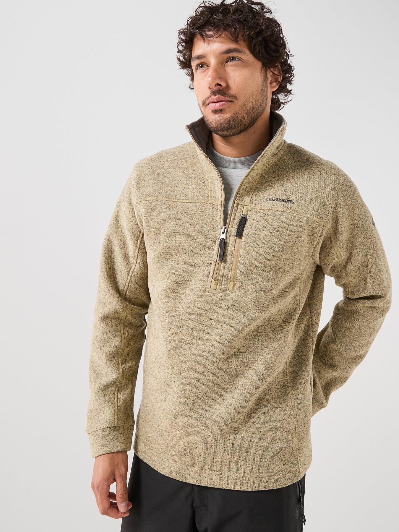 Image 1 of 6 of Craghoppers Mens Torney III Half Zip Stand Collar Fleece - Green