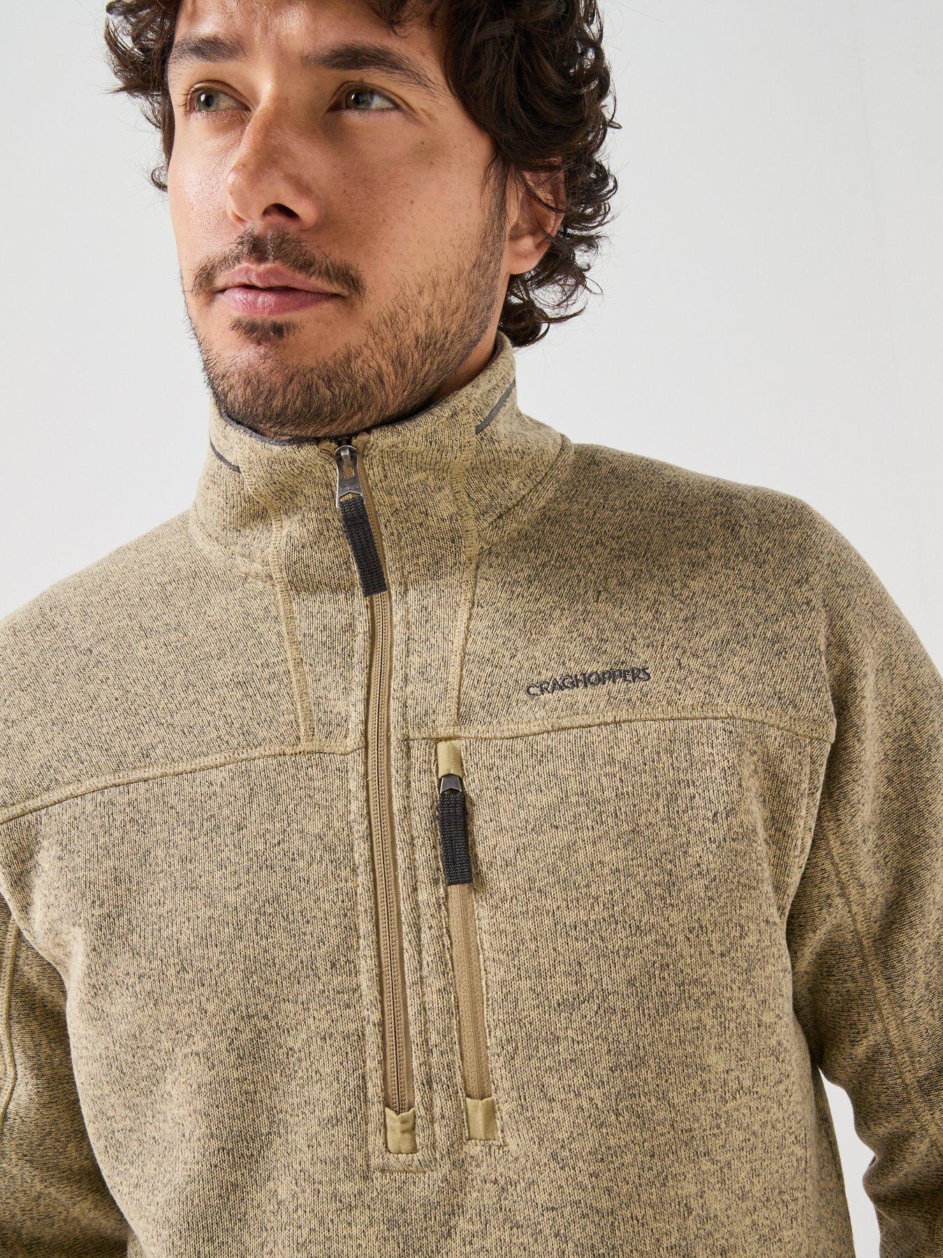 Image 5 of 6 of Craghoppers Mens Torney III Half Zip Stand Collar Fleece - Green