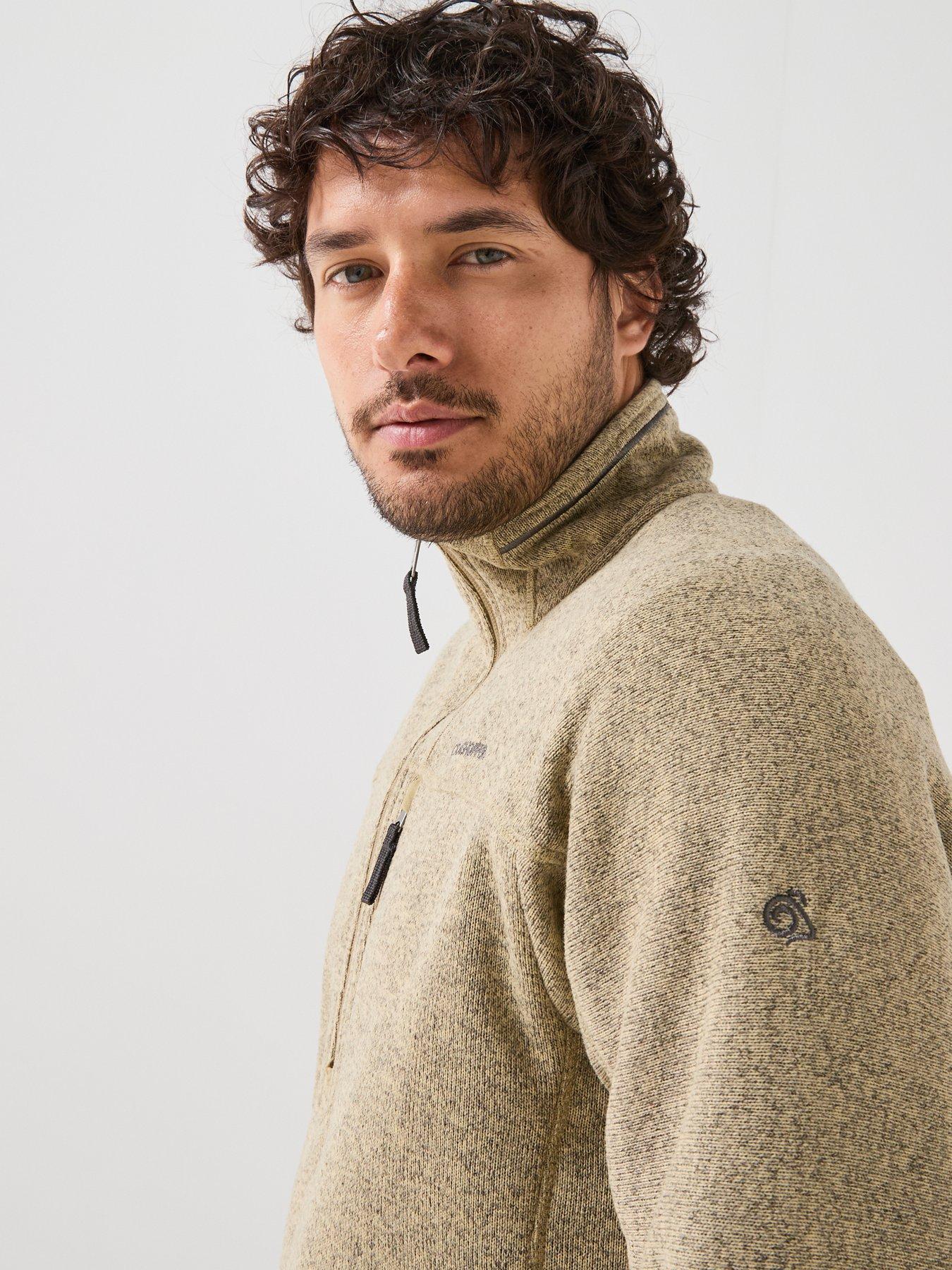 Image 6 of 6 of Craghoppers Mens Torney III Half Zip Stand Collar Fleece - Green