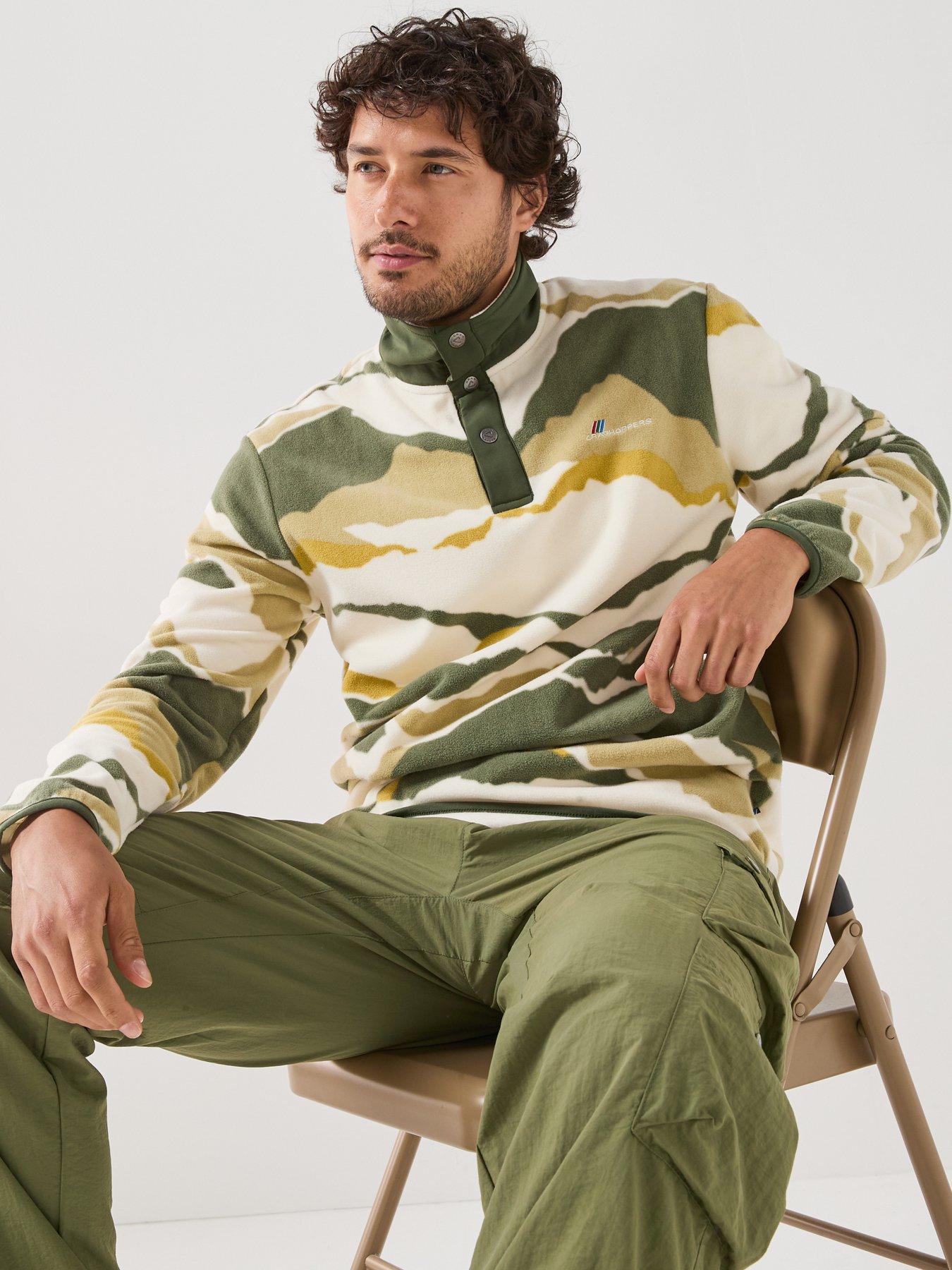Image 4 of 6 of Craghoppers Mens Dewlish Ii Overhead Fleece -lagano Green