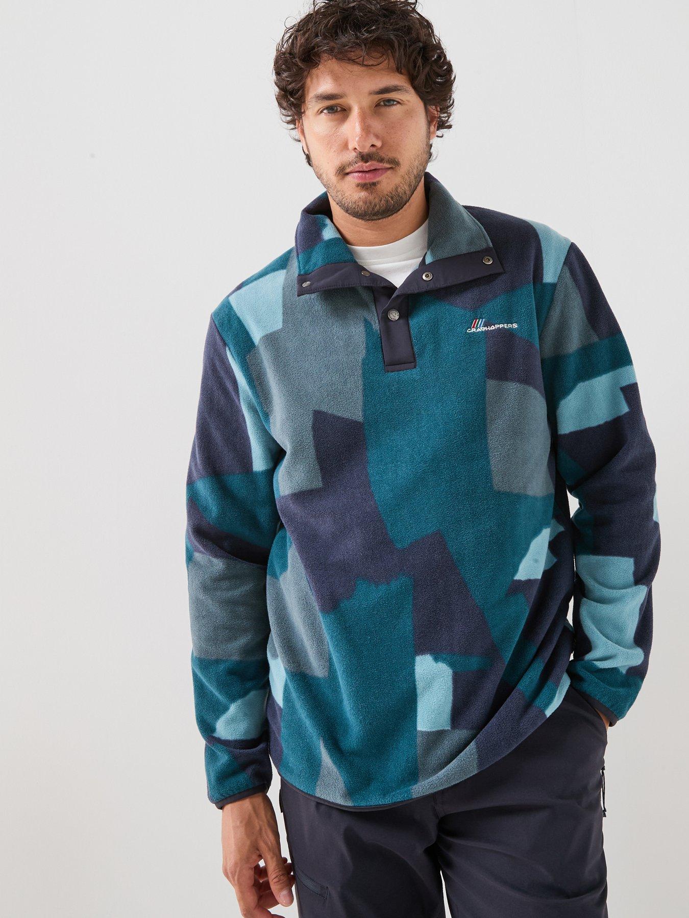 Craghoppers Mens Dewlish Ii Overhead Fleece -dark Aegean Green