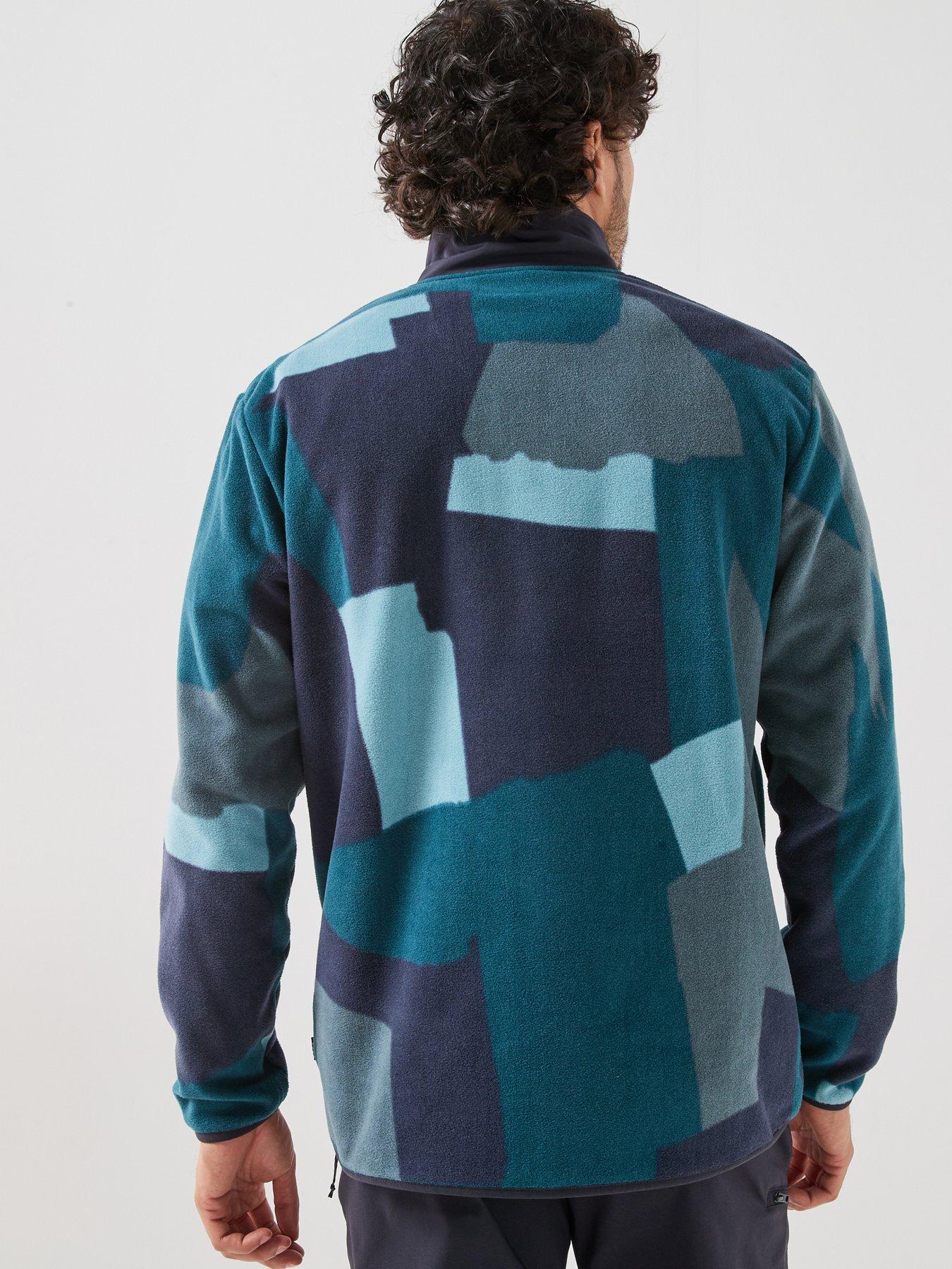 Image 2 of 6 of Craghoppers Mens Dewlish II Popper Neck Overhead Fleece - Dark Aegean